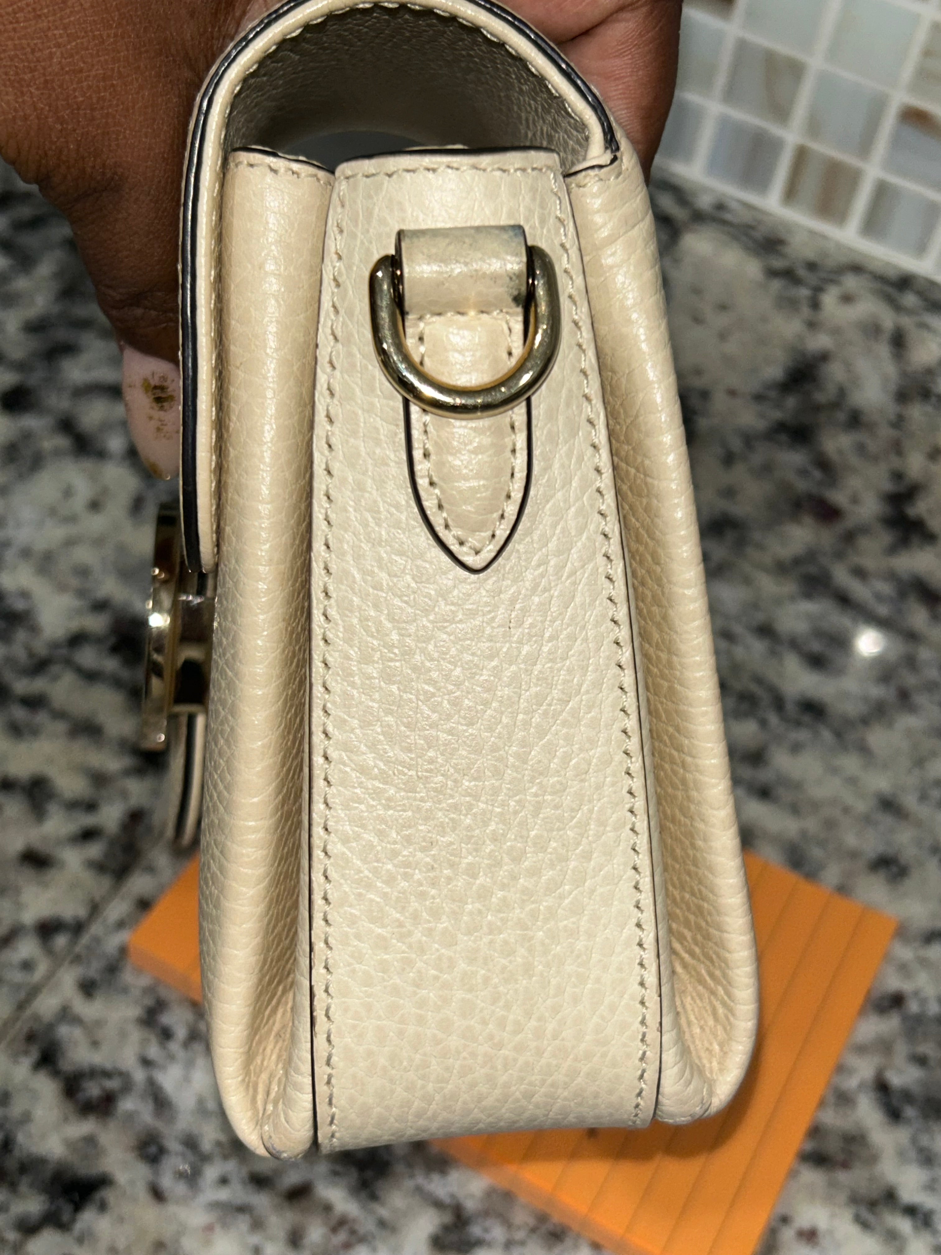 Gucci Cream Interlocking Bag