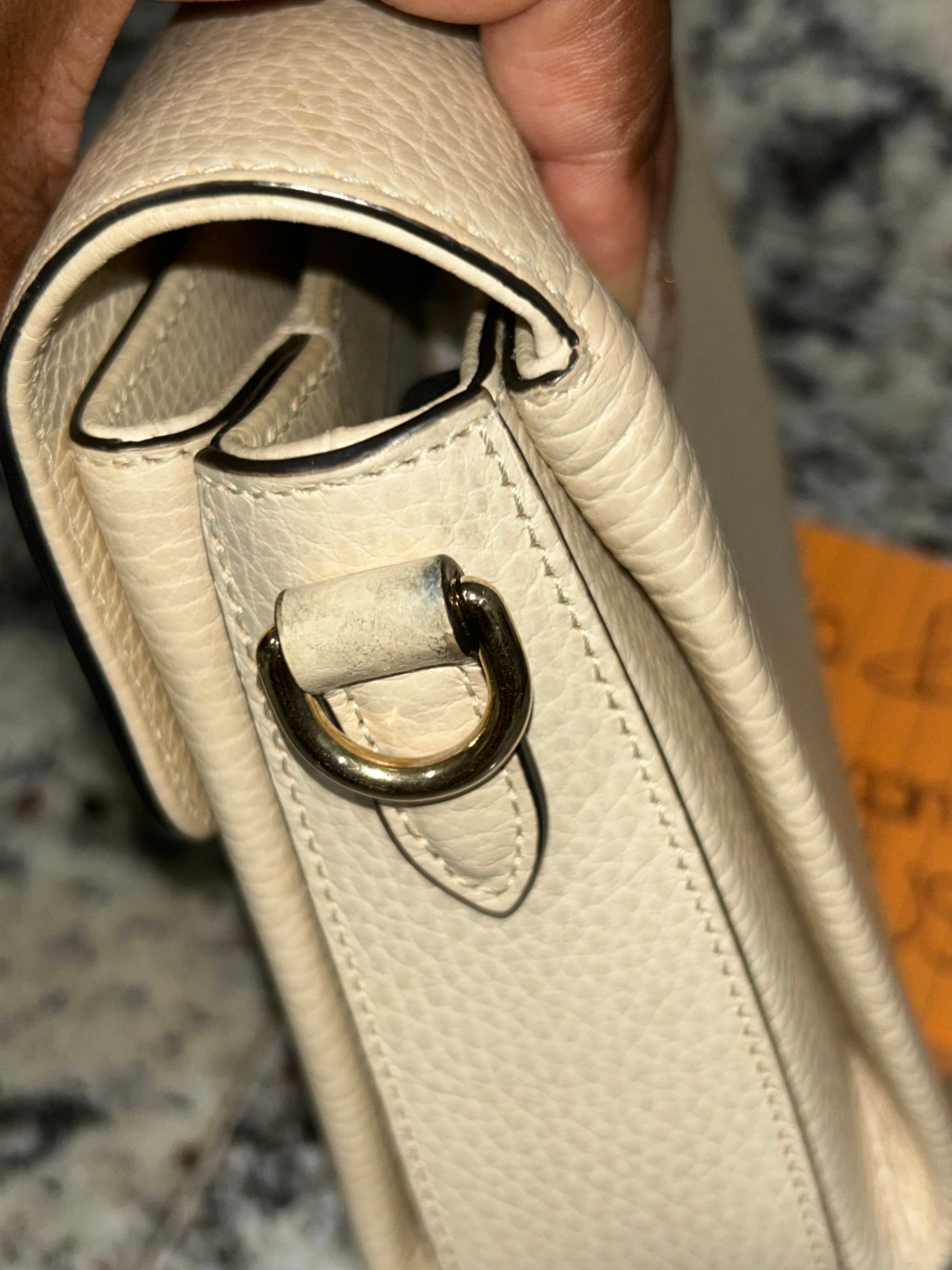 Gucci Cream Interlocking Bag