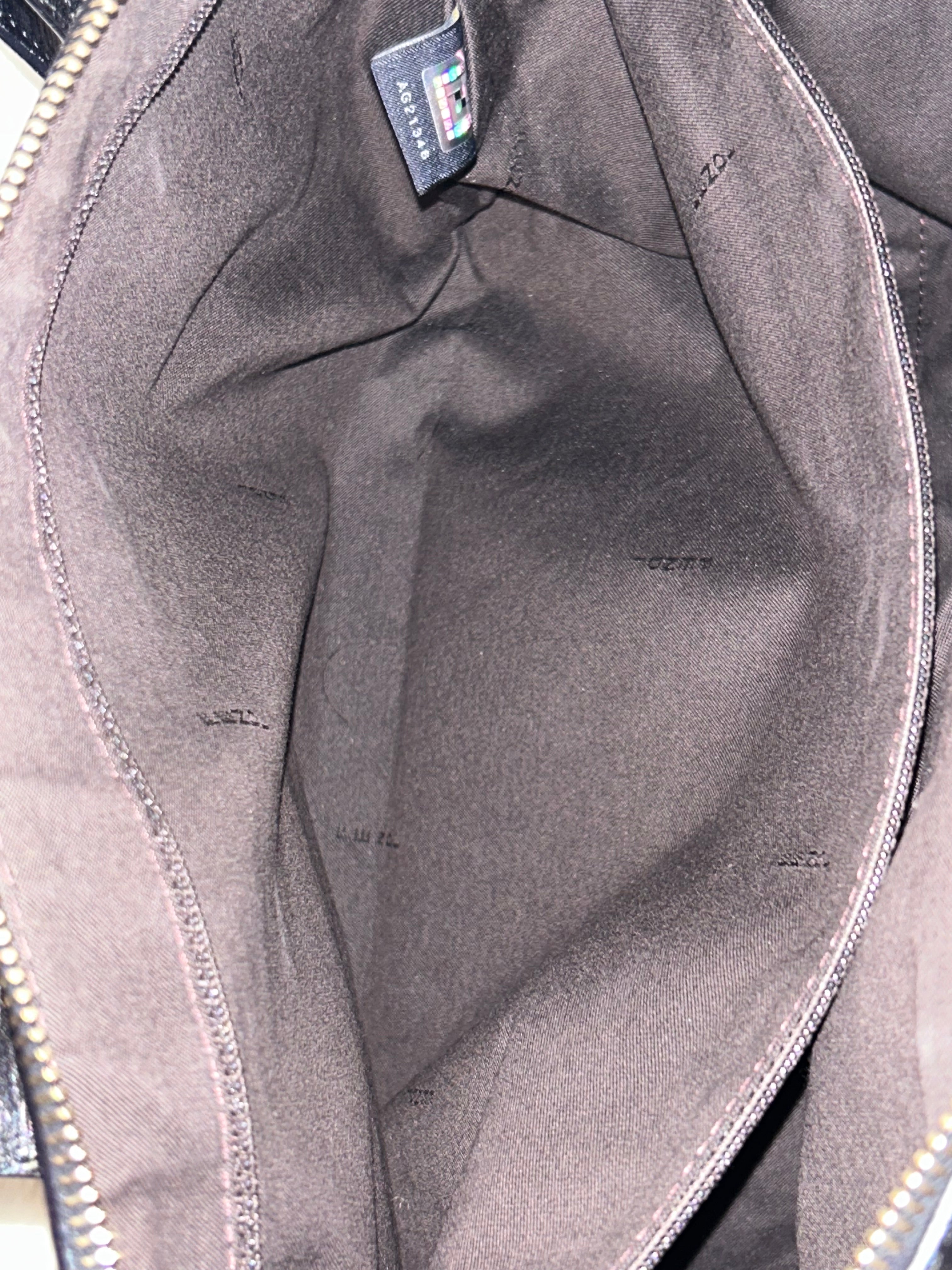 Fendi Zucchino Black Tote