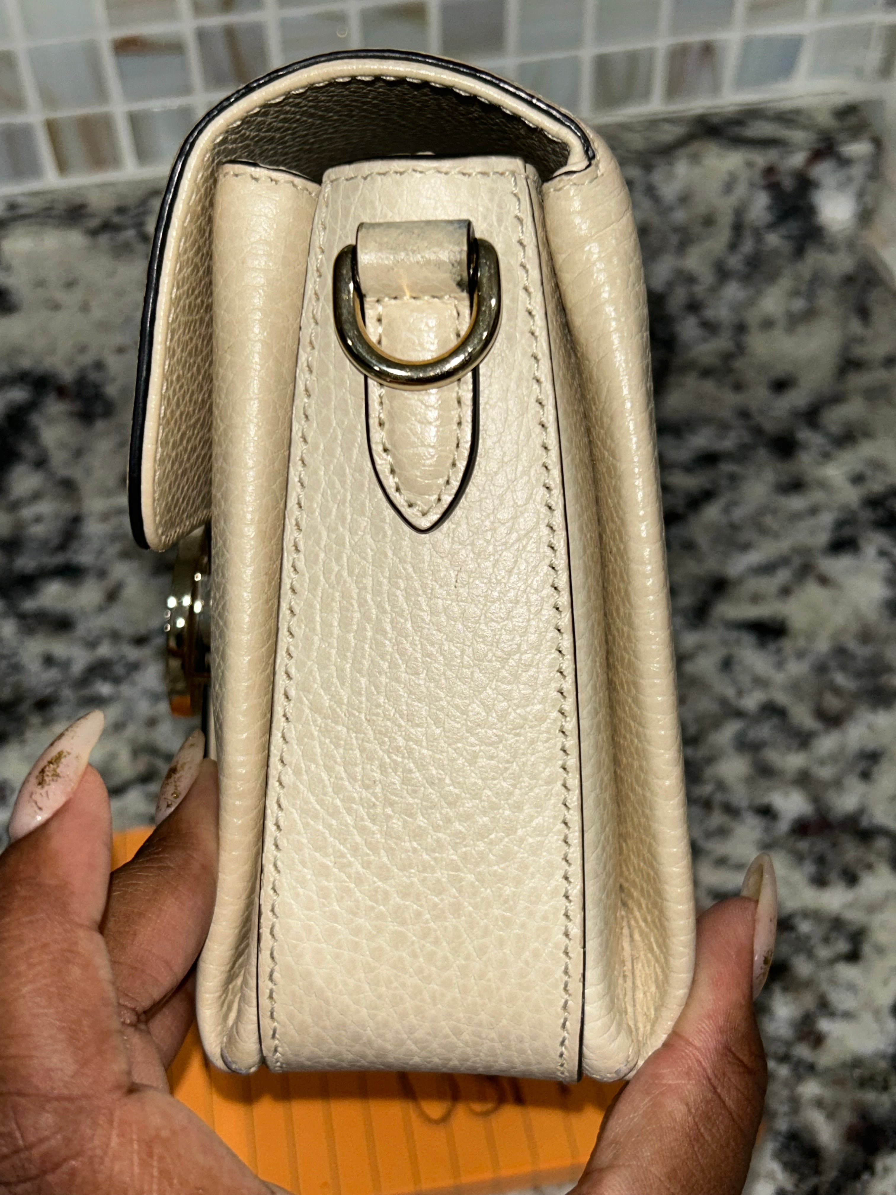 Gucci Cream Interlocking Bag