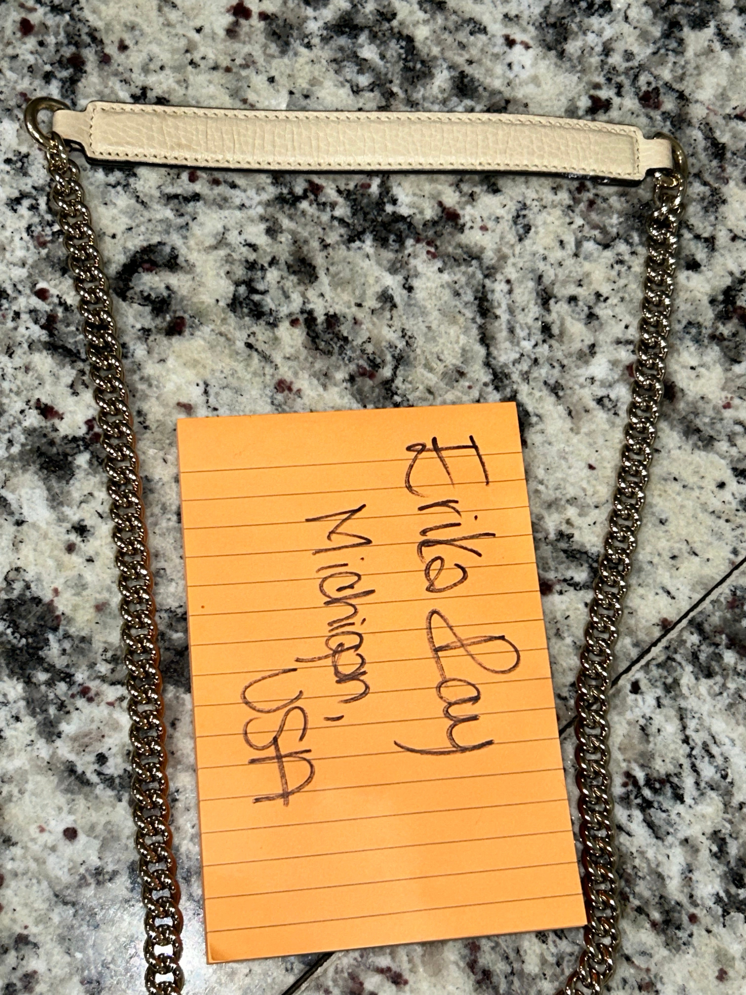 Gucci Cream Interlocking Bag