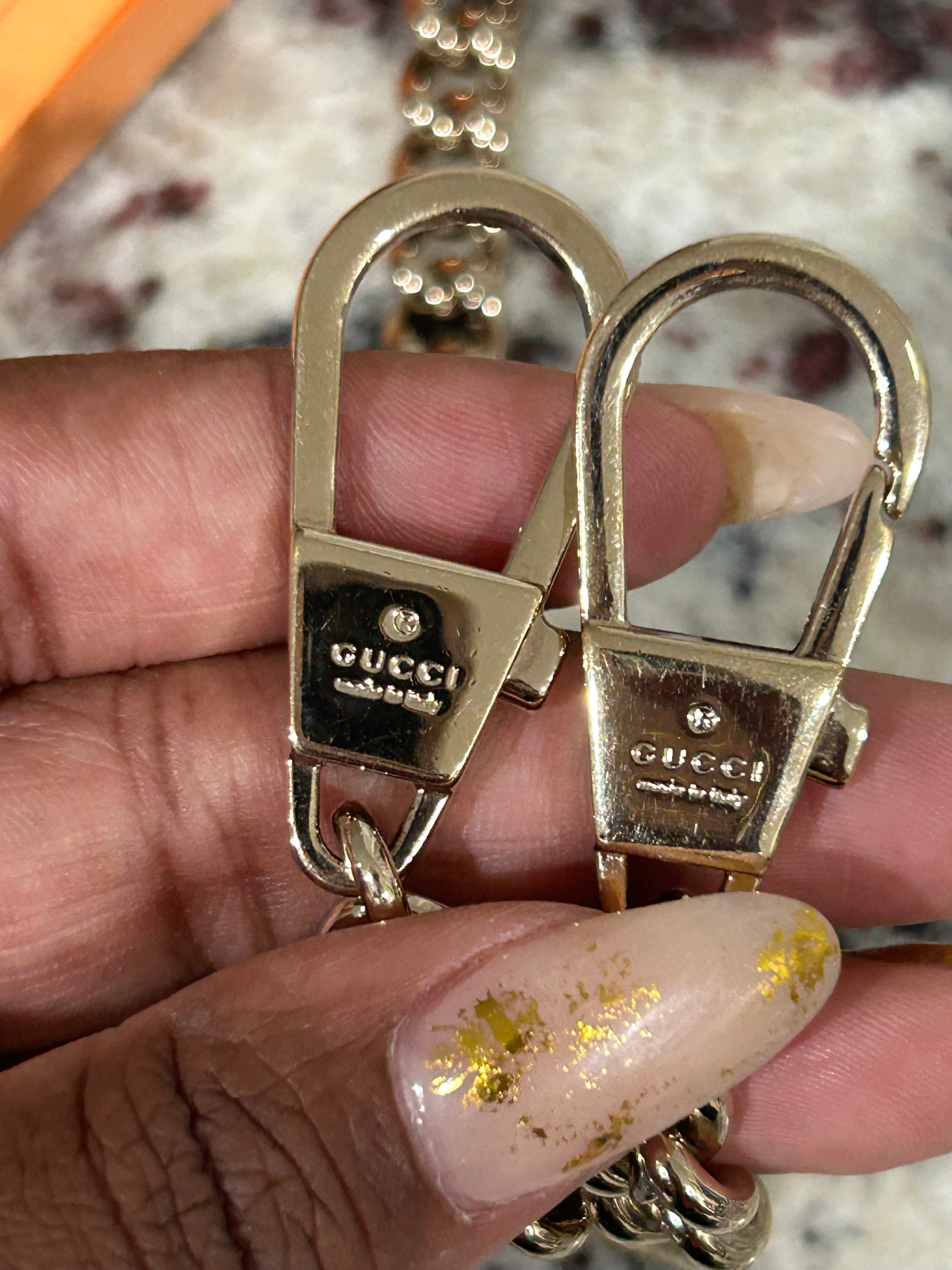 Gucci Cream Interlocking Bag