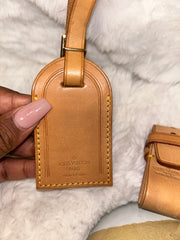 LV Luggage Tag & Poignet