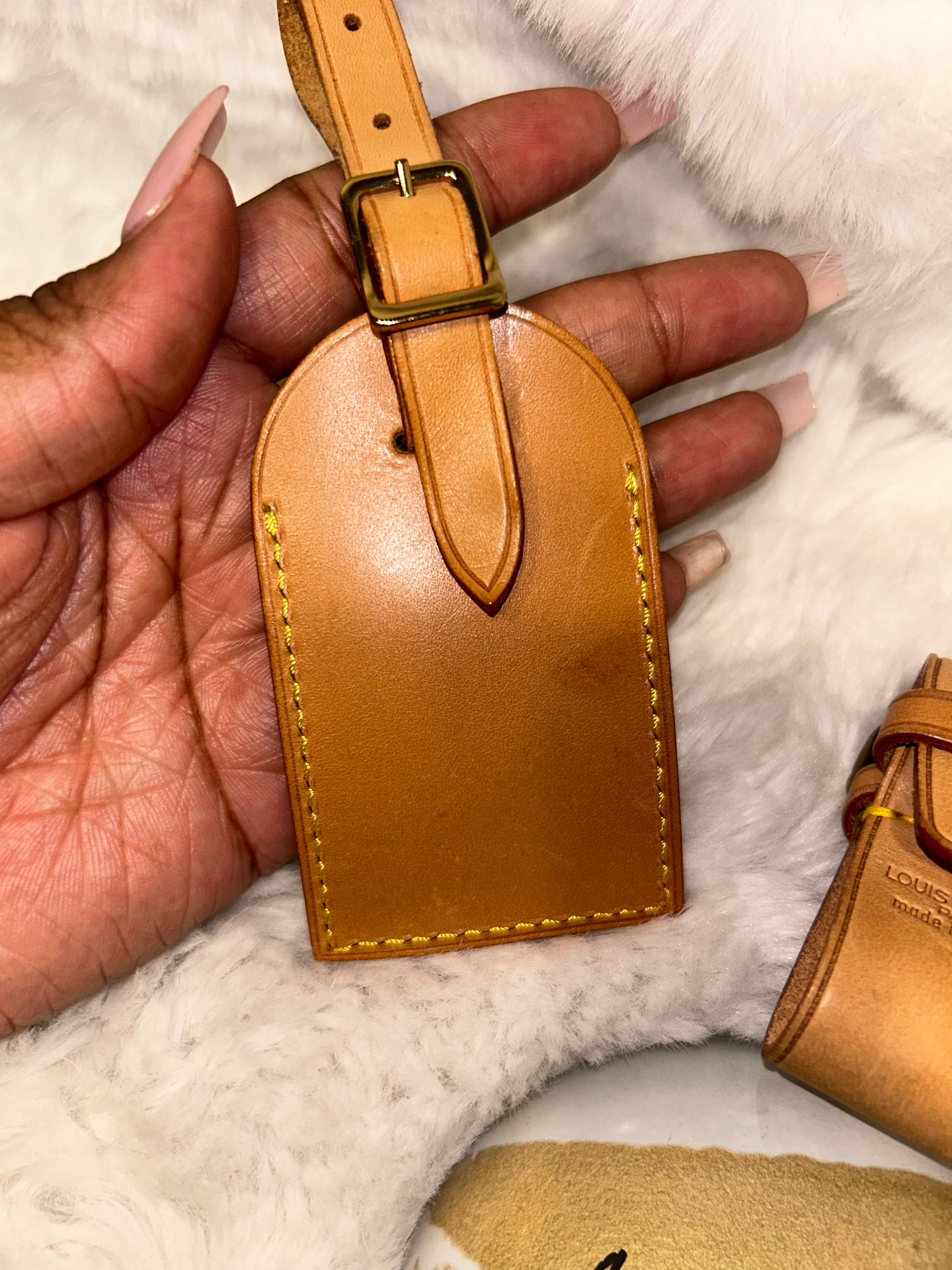 LV Luggage Tag & Poignet