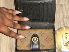 LV Reverse Monogram Juliette Compact Wallet