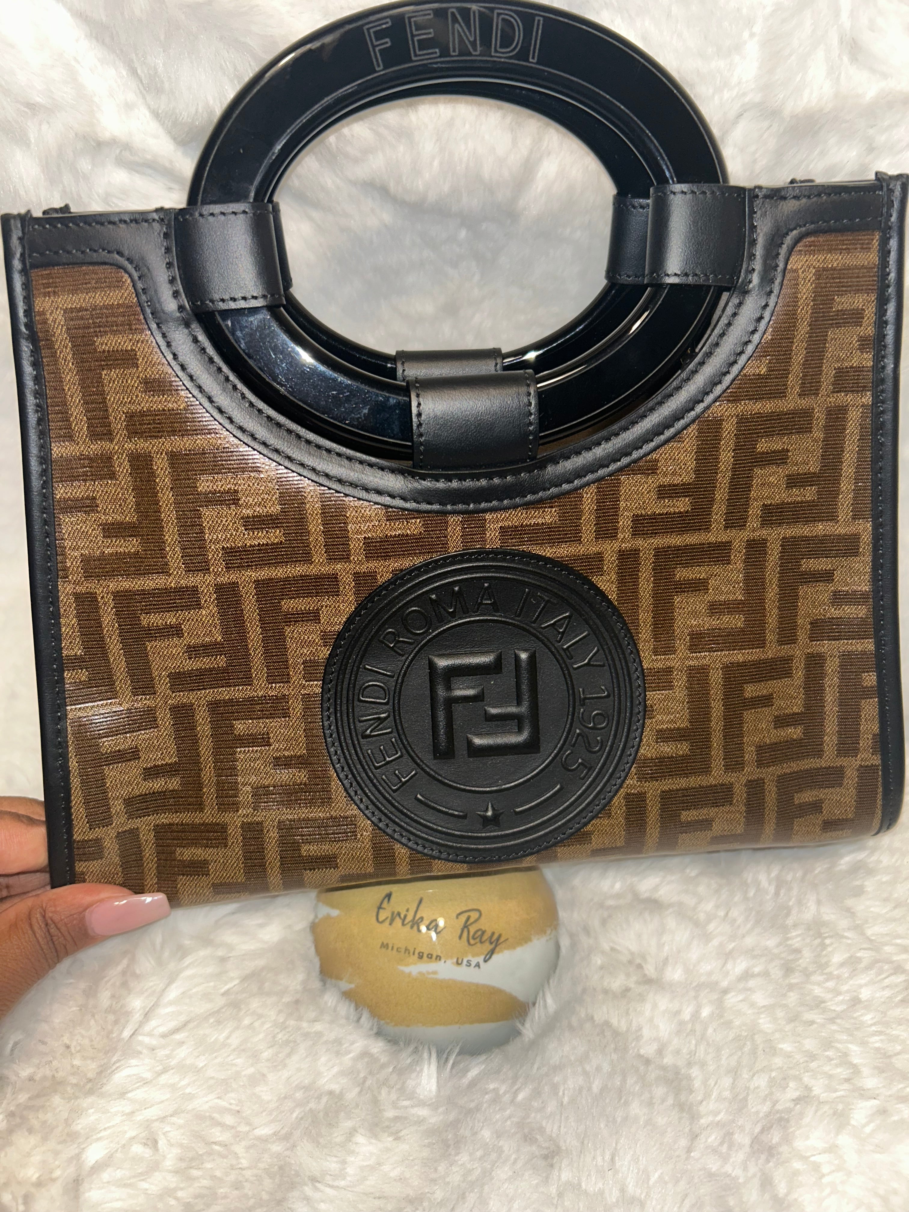Fendi Runaway Tote- BLACK
