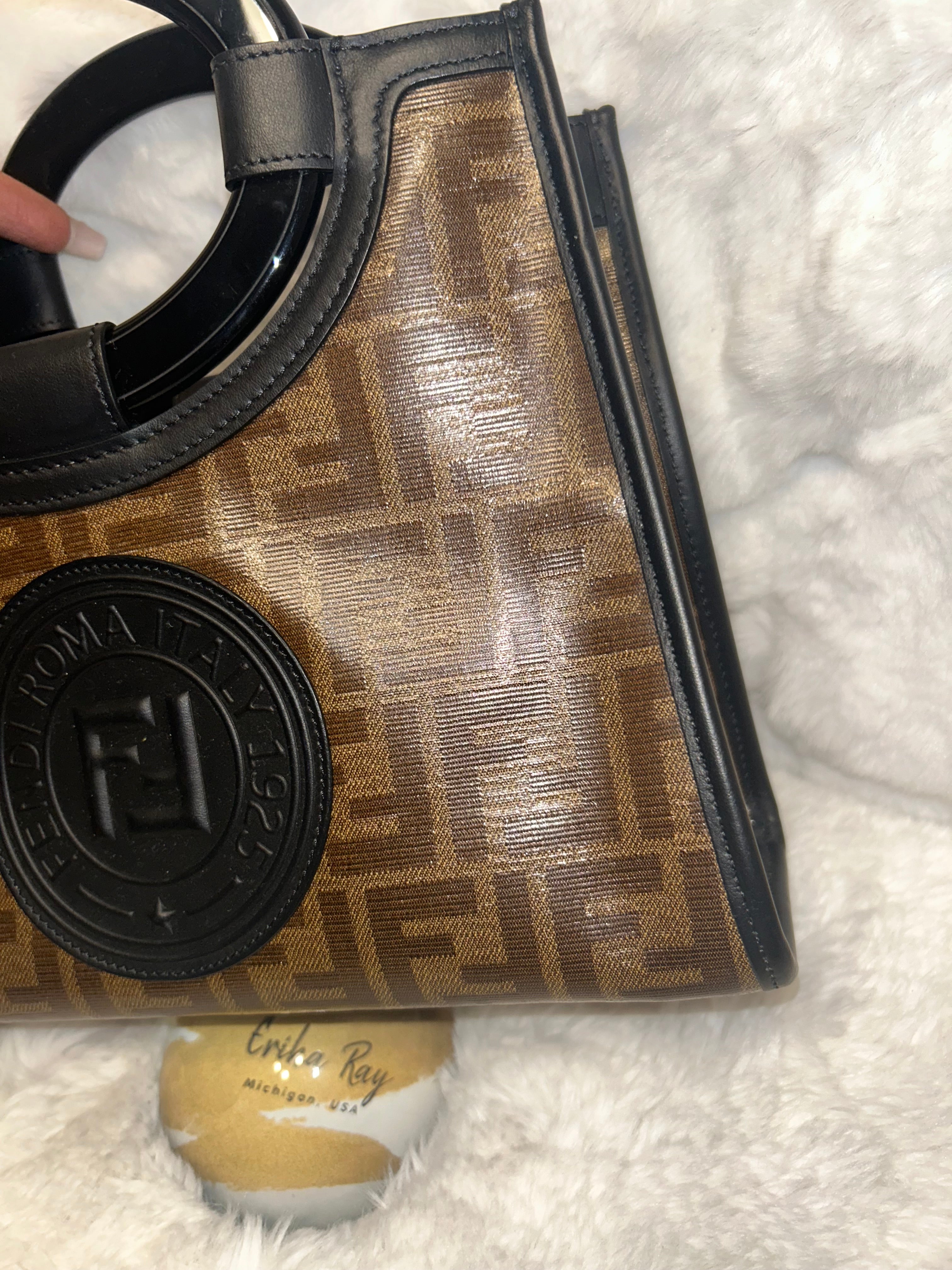 Fendi Runaway Tote- BLACK