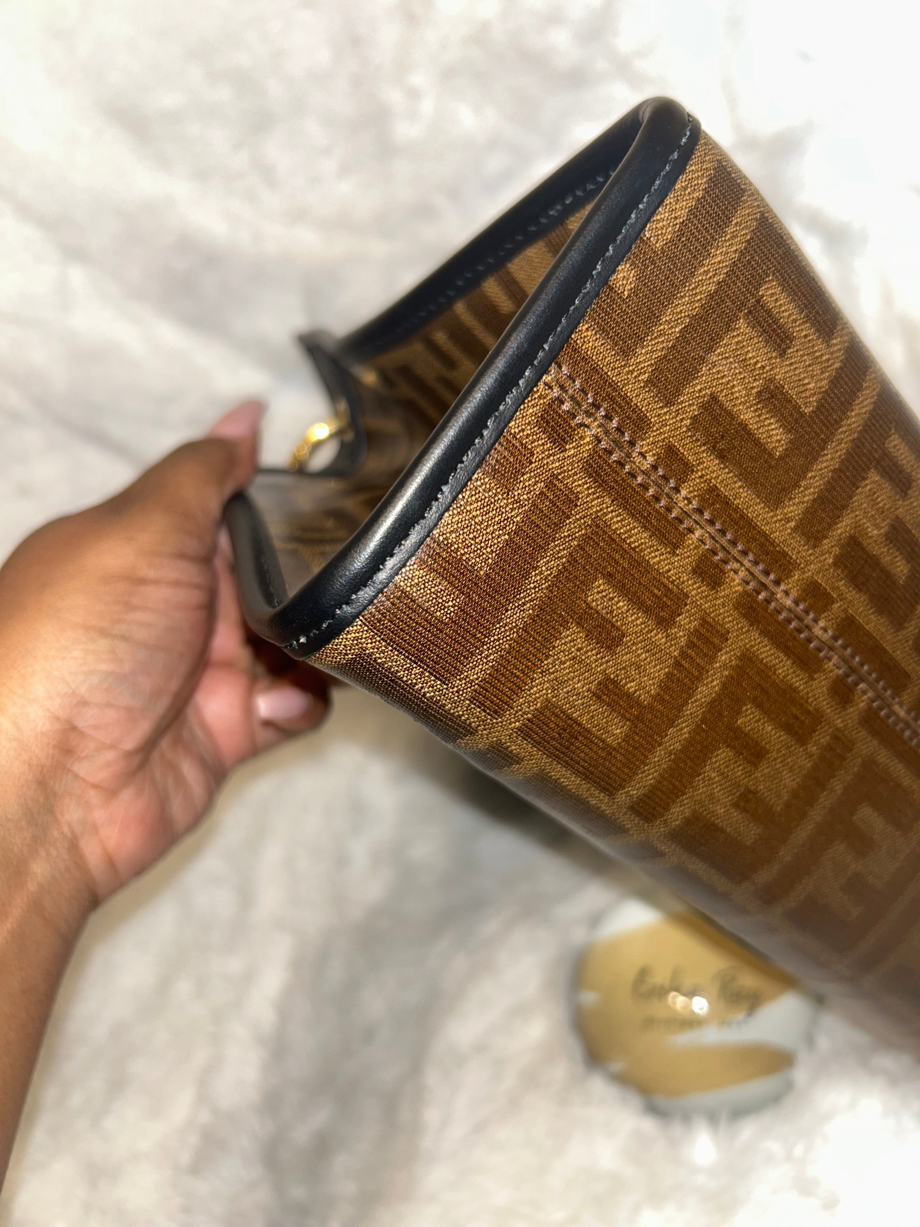 Fendi Runaway Tote- BLACK