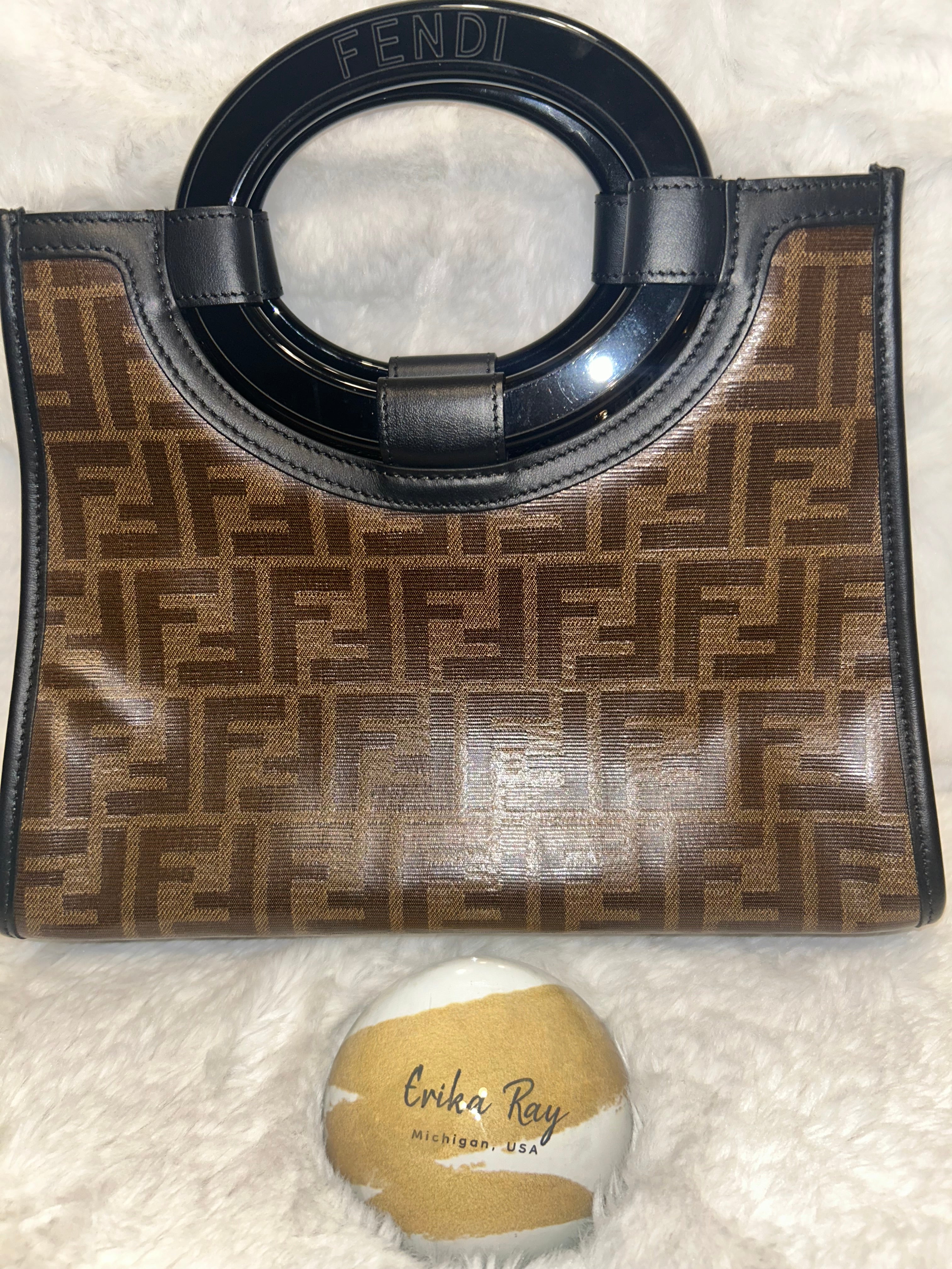 Fendi Runaway Tote- BLACK