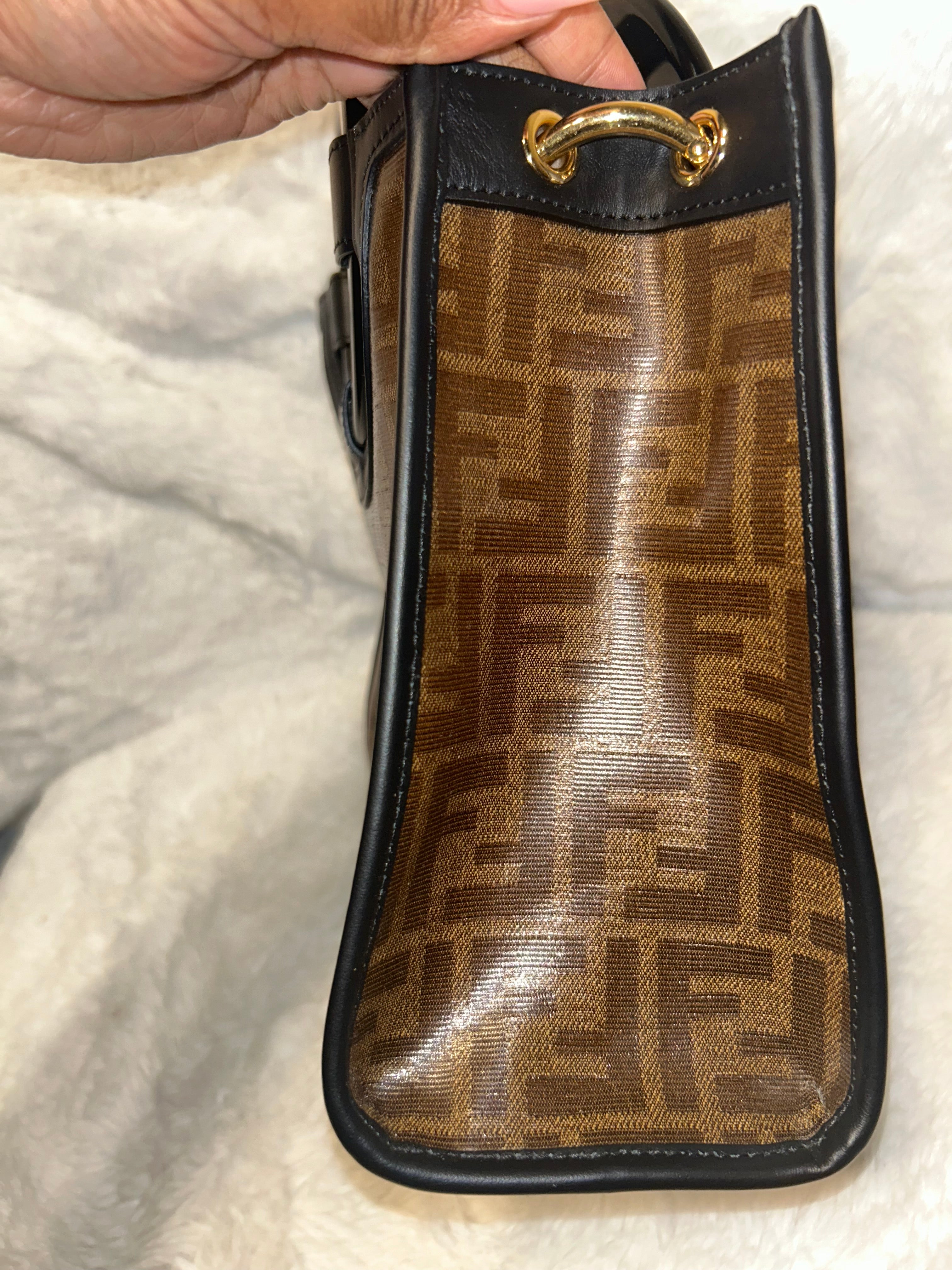 Fendi Runaway Tote- BLACK
