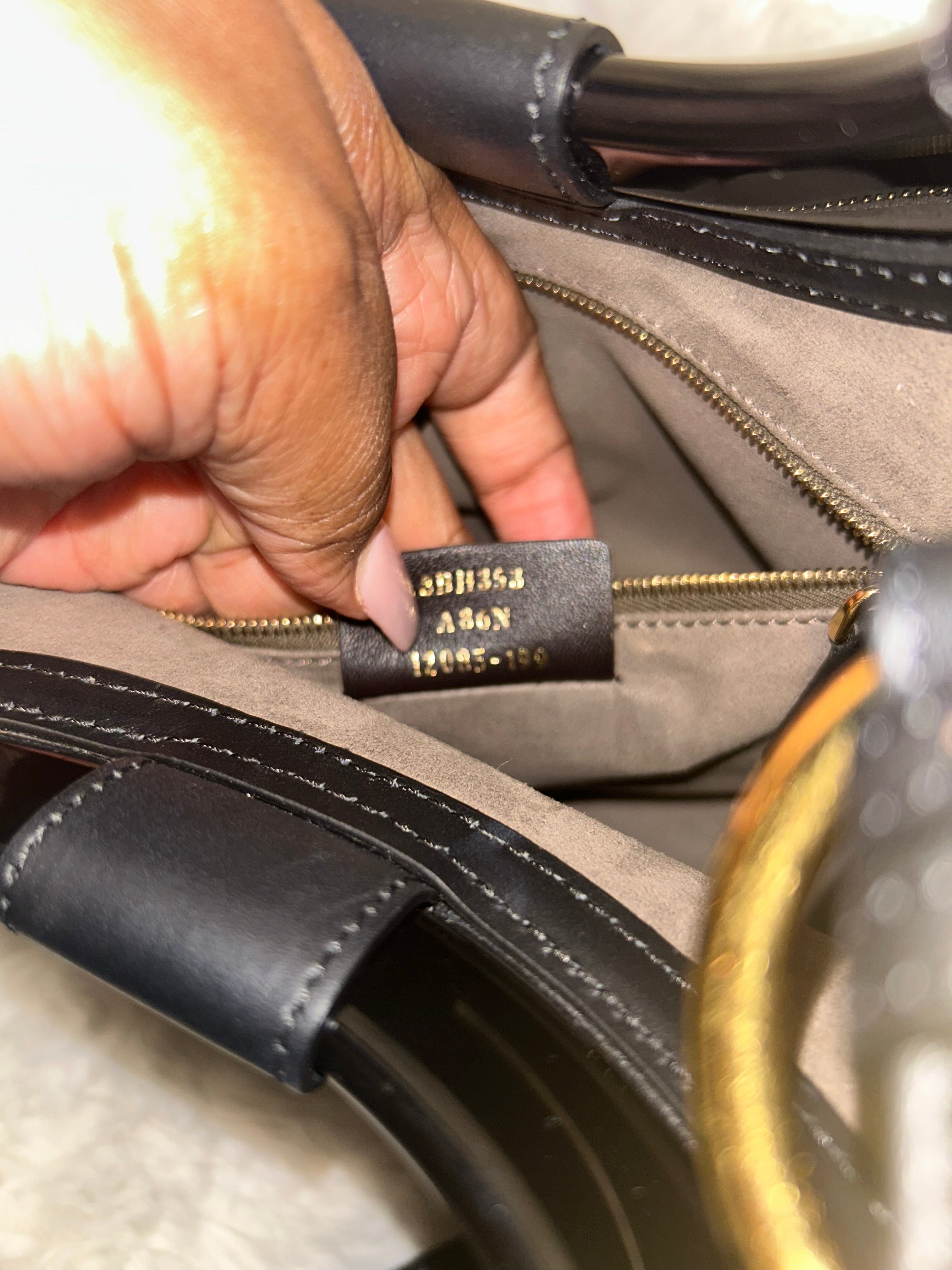 Fendi Runaway Tote- BLACK