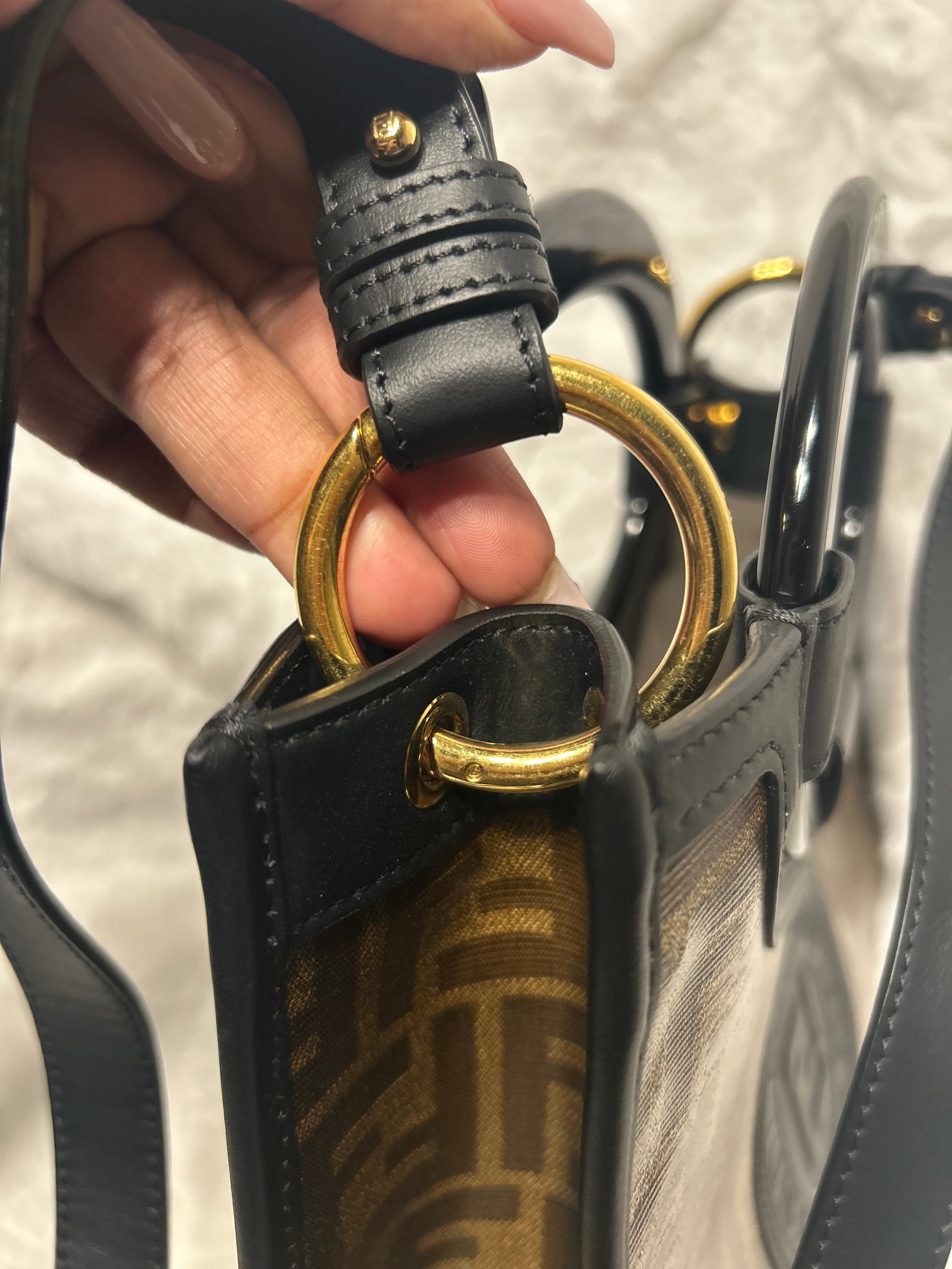 Fendi Runaway Tote- BLACK
