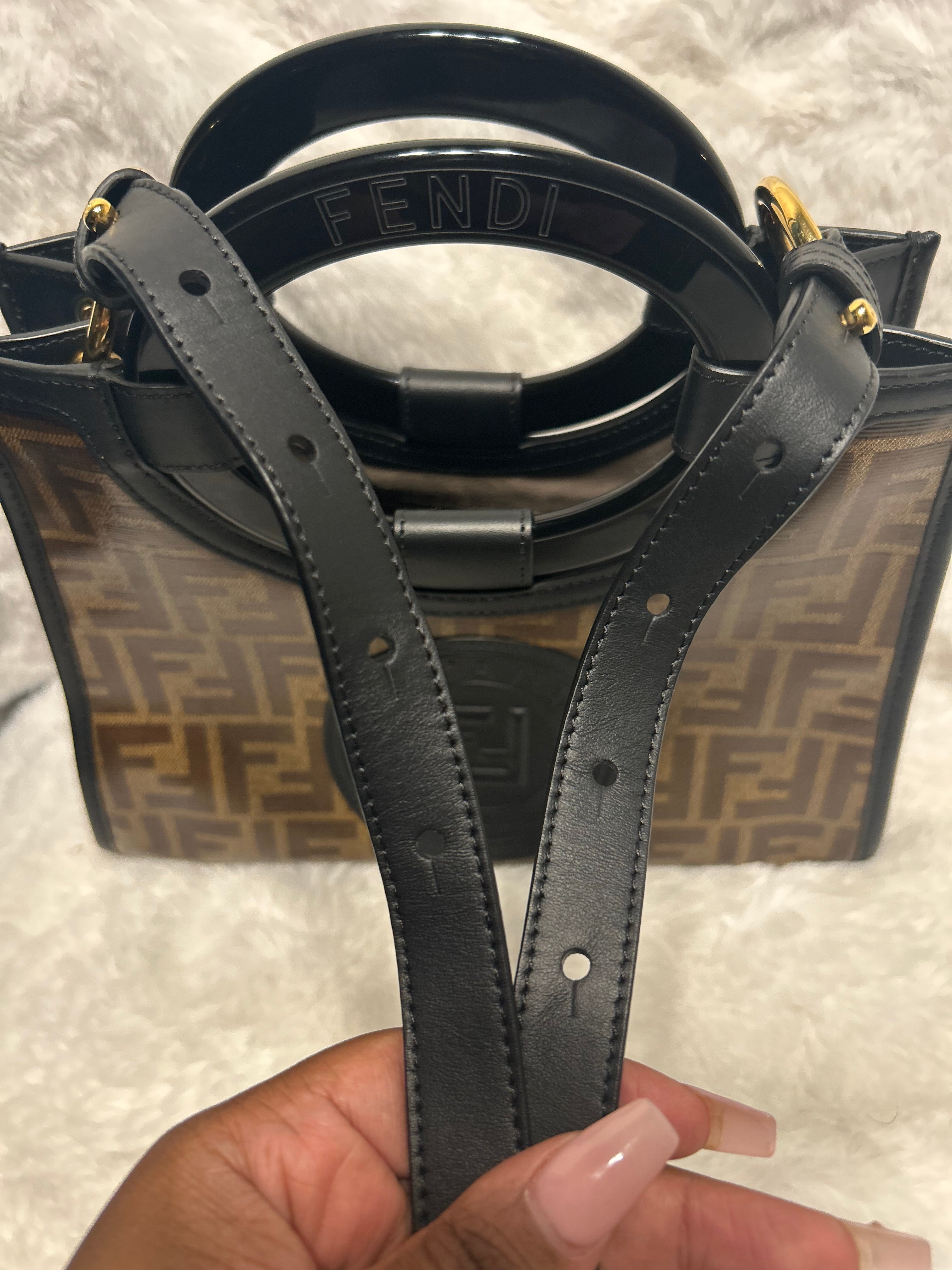 Fendi Runaway Tote- BLACK