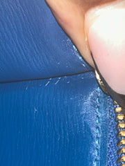 LV Epi Toledo Blue Sarah Wallet