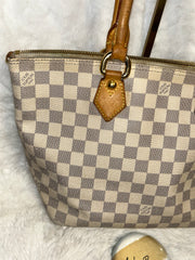 LV Damier Azur Saleya PM