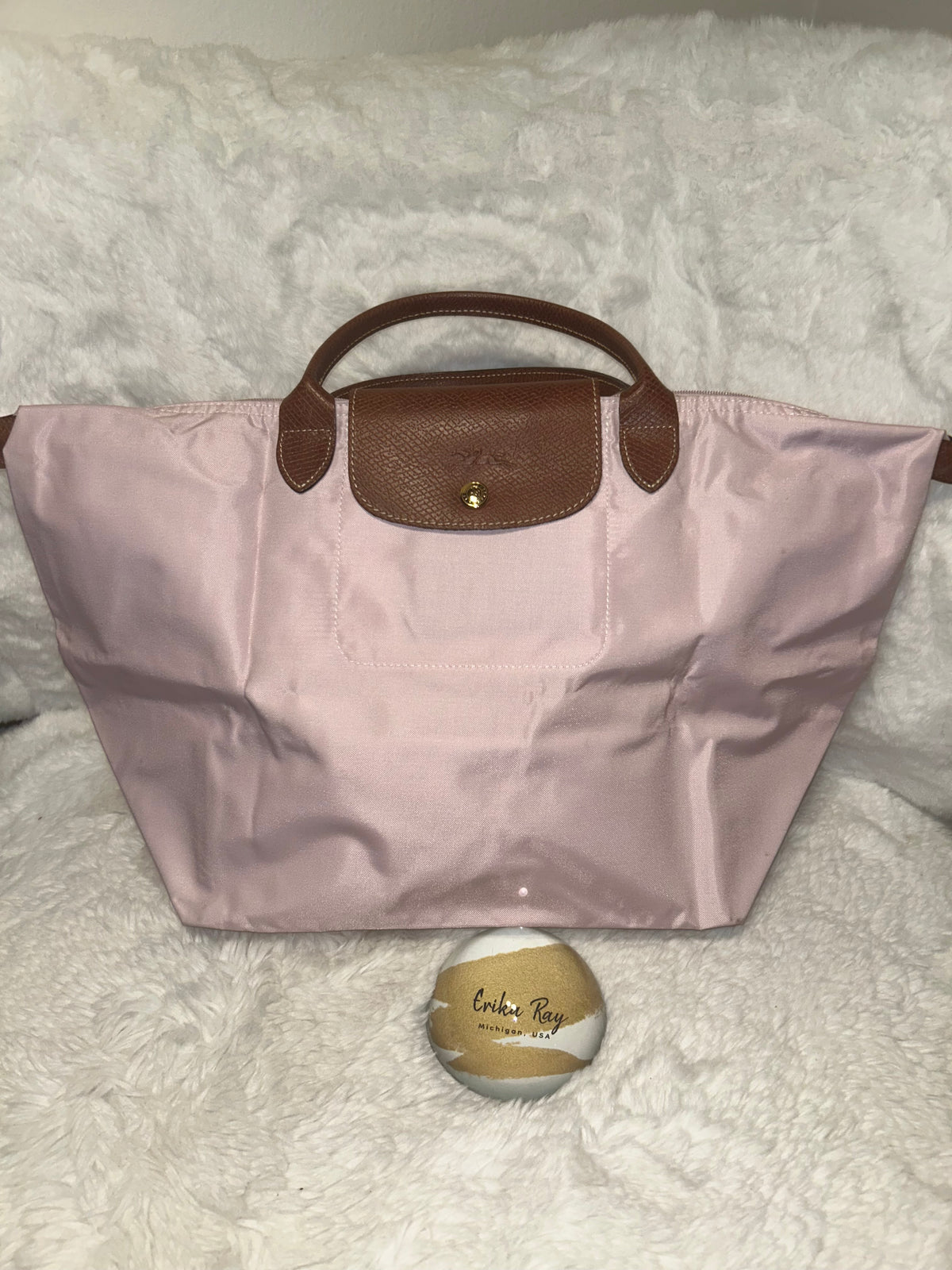 Longchamp Lilac Large Tote