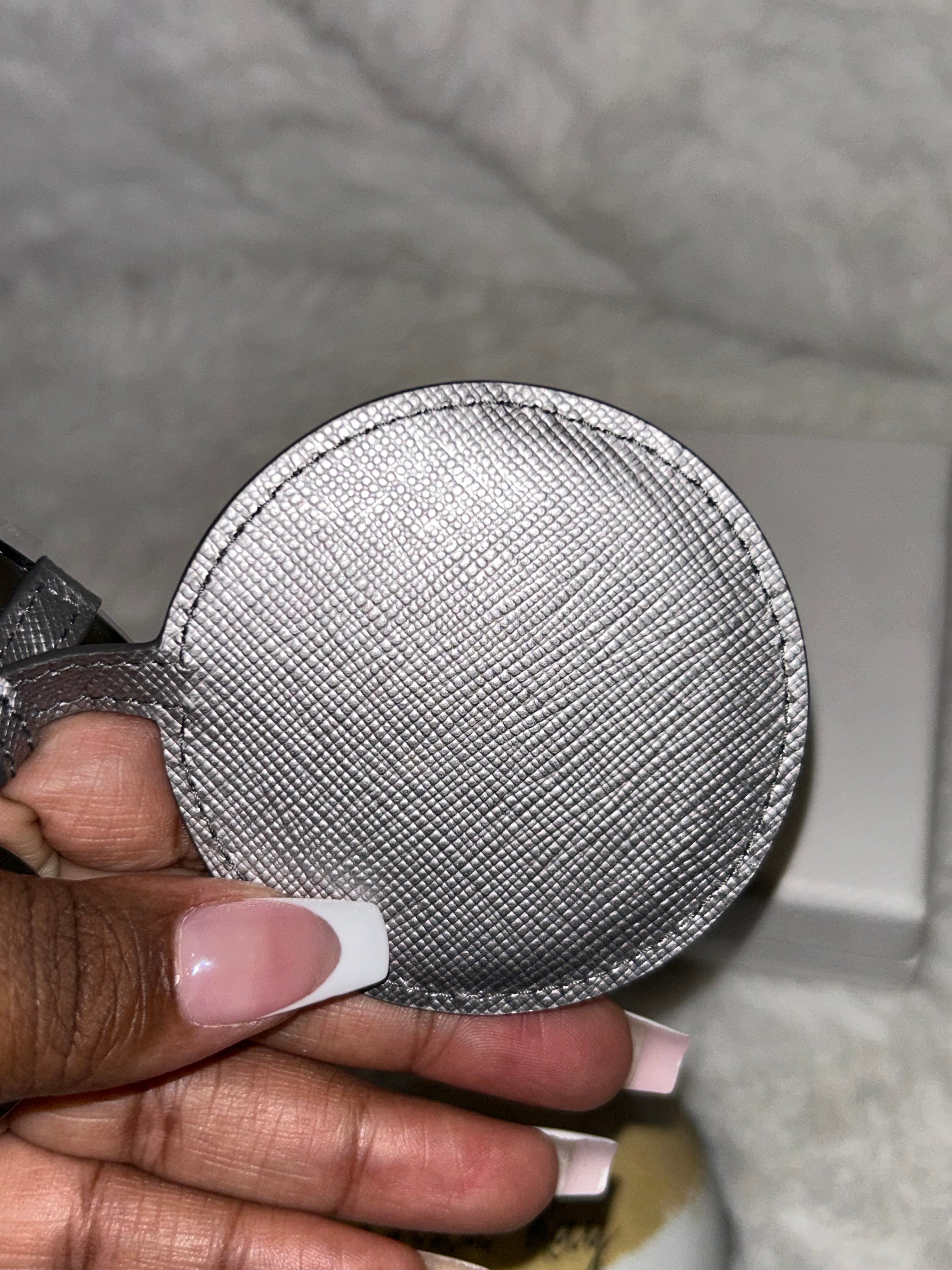 Prada Silver Key Ring & Mirror