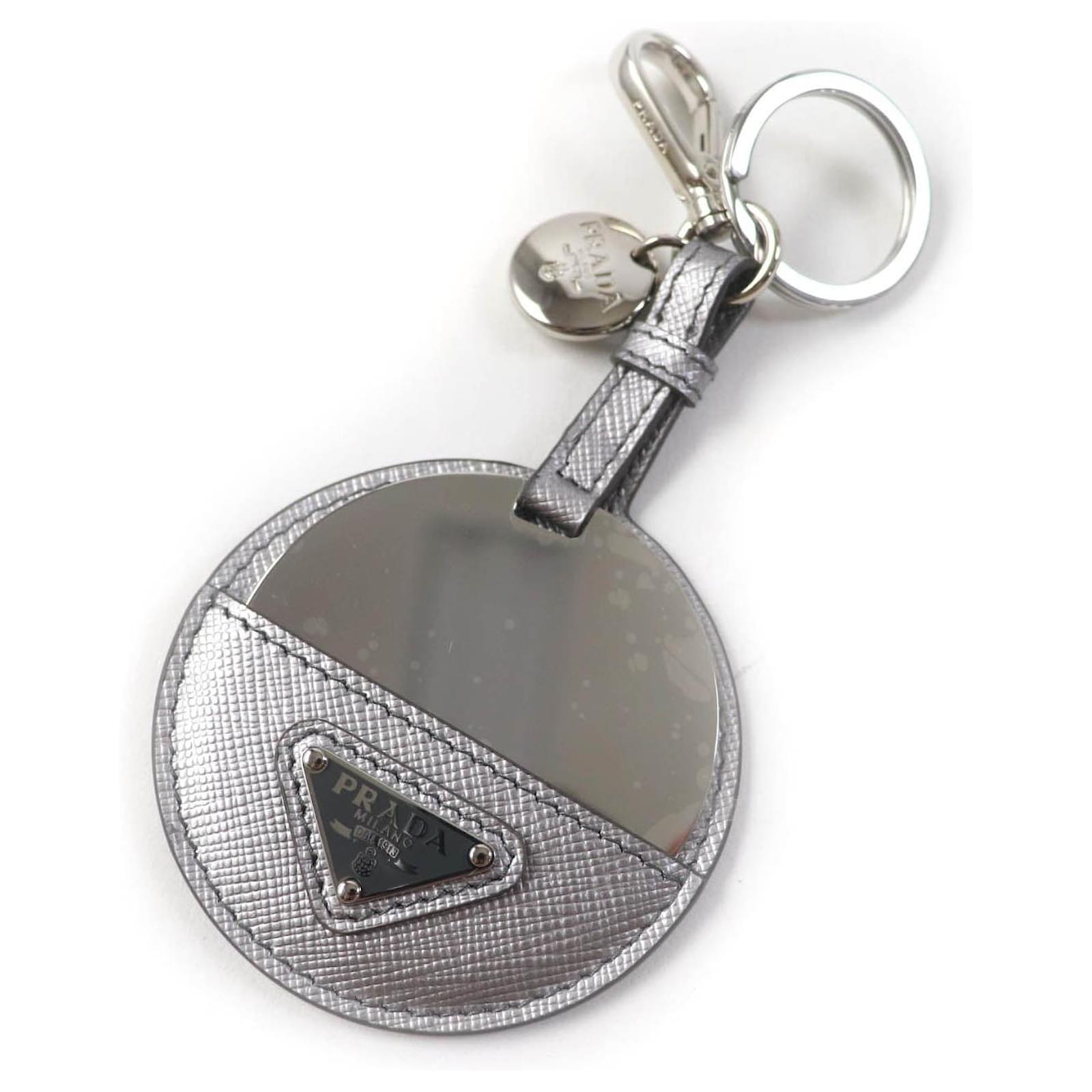 Prada Silver Key Ring & Mirror