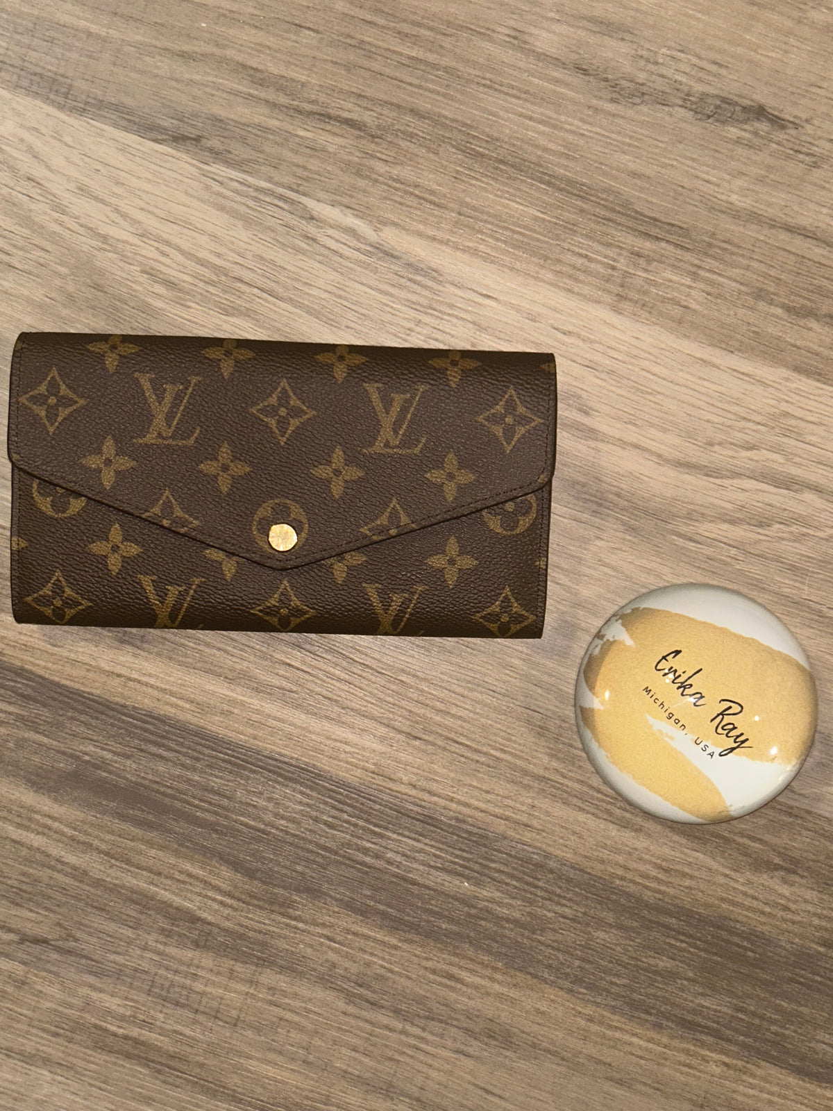 LV Monogram Sarah Wallet