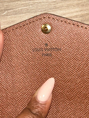 LV Monogram Sarah Wallet