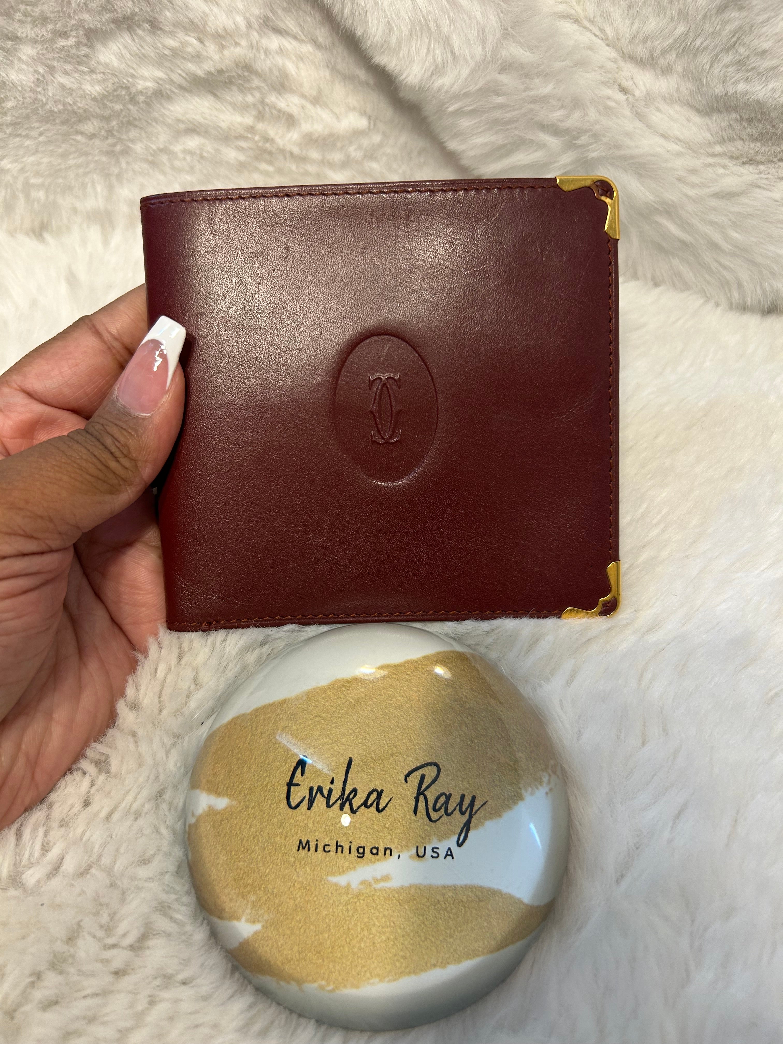 Cartier Burgundy Men’s Wallet