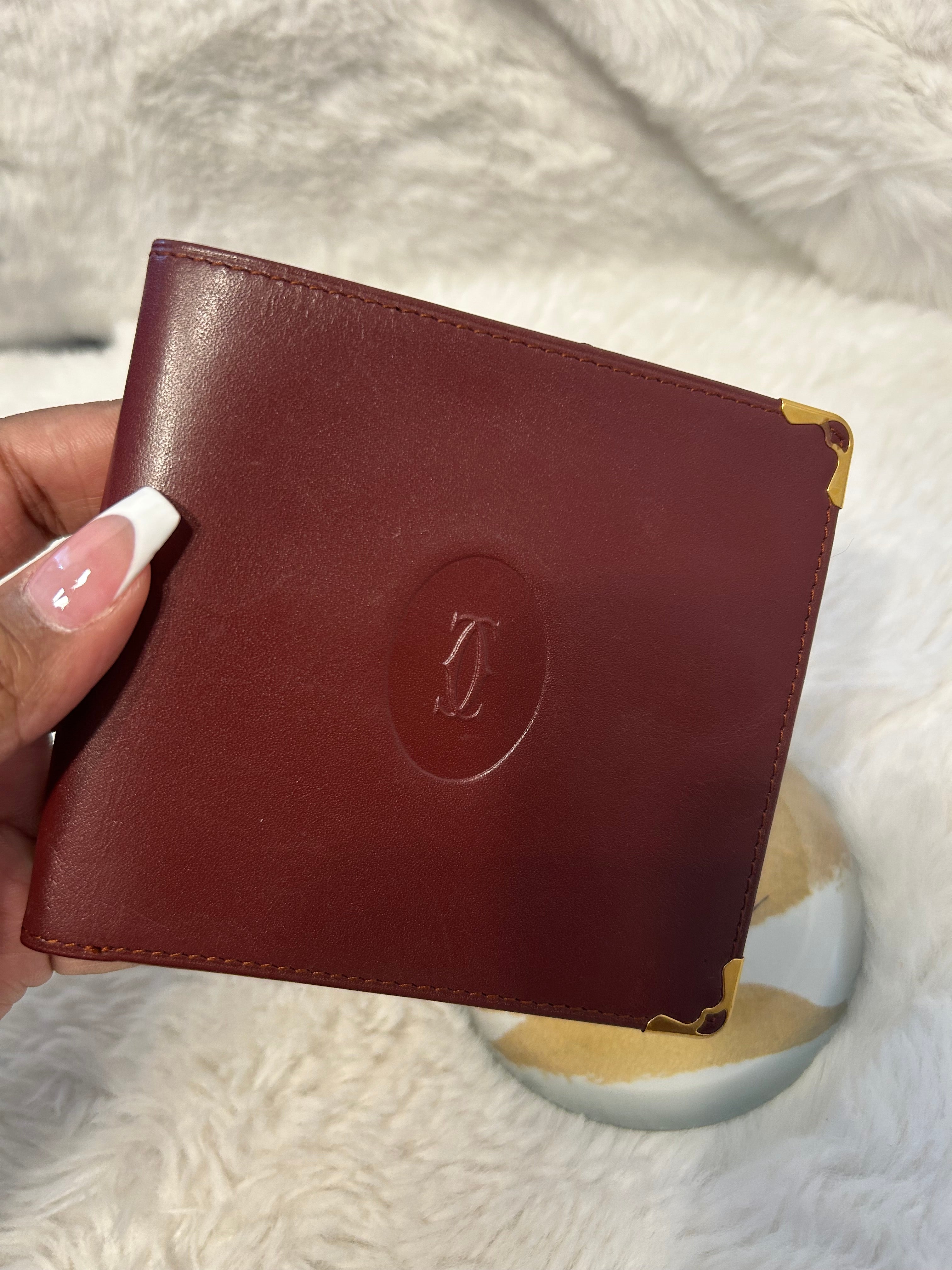 Cartier Burgundy Men’s Wallet