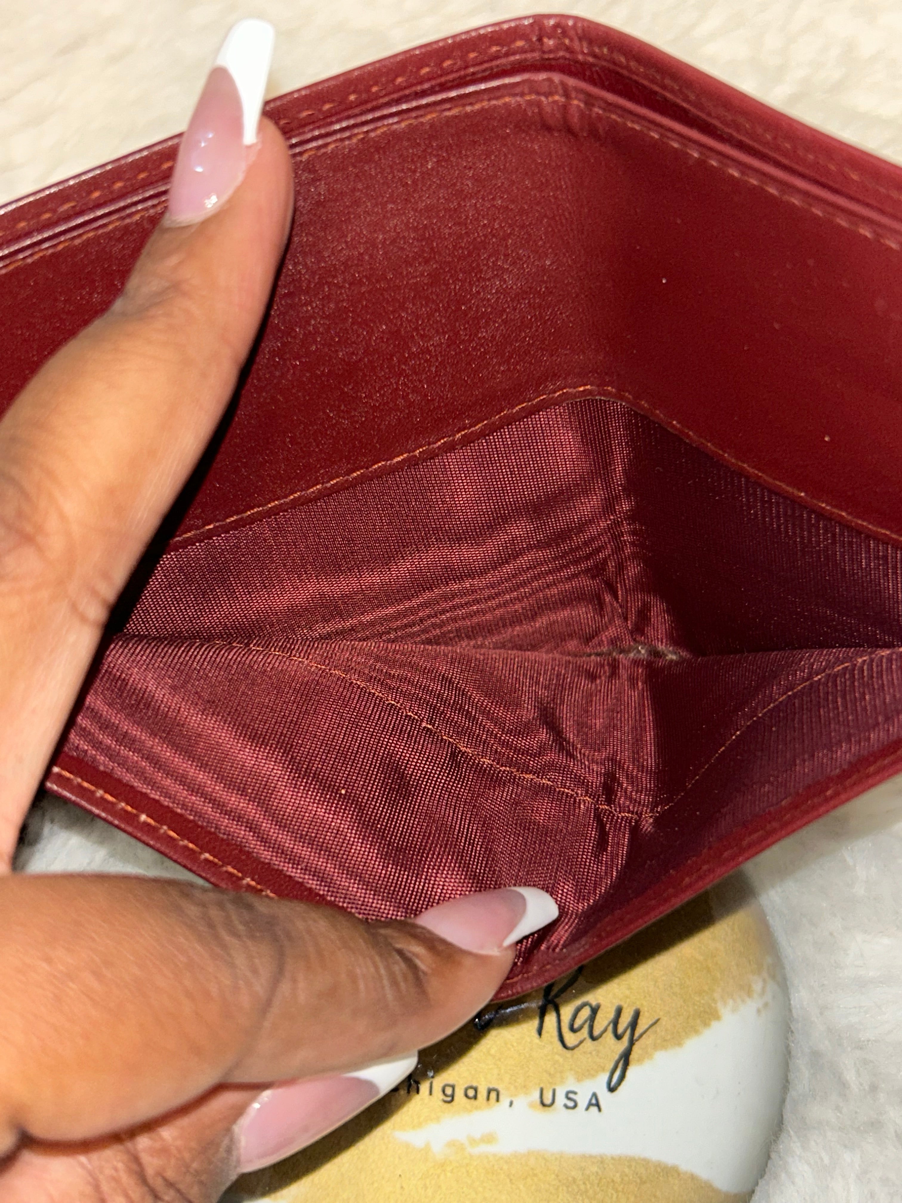 Cartier Burgundy Men’s Wallet