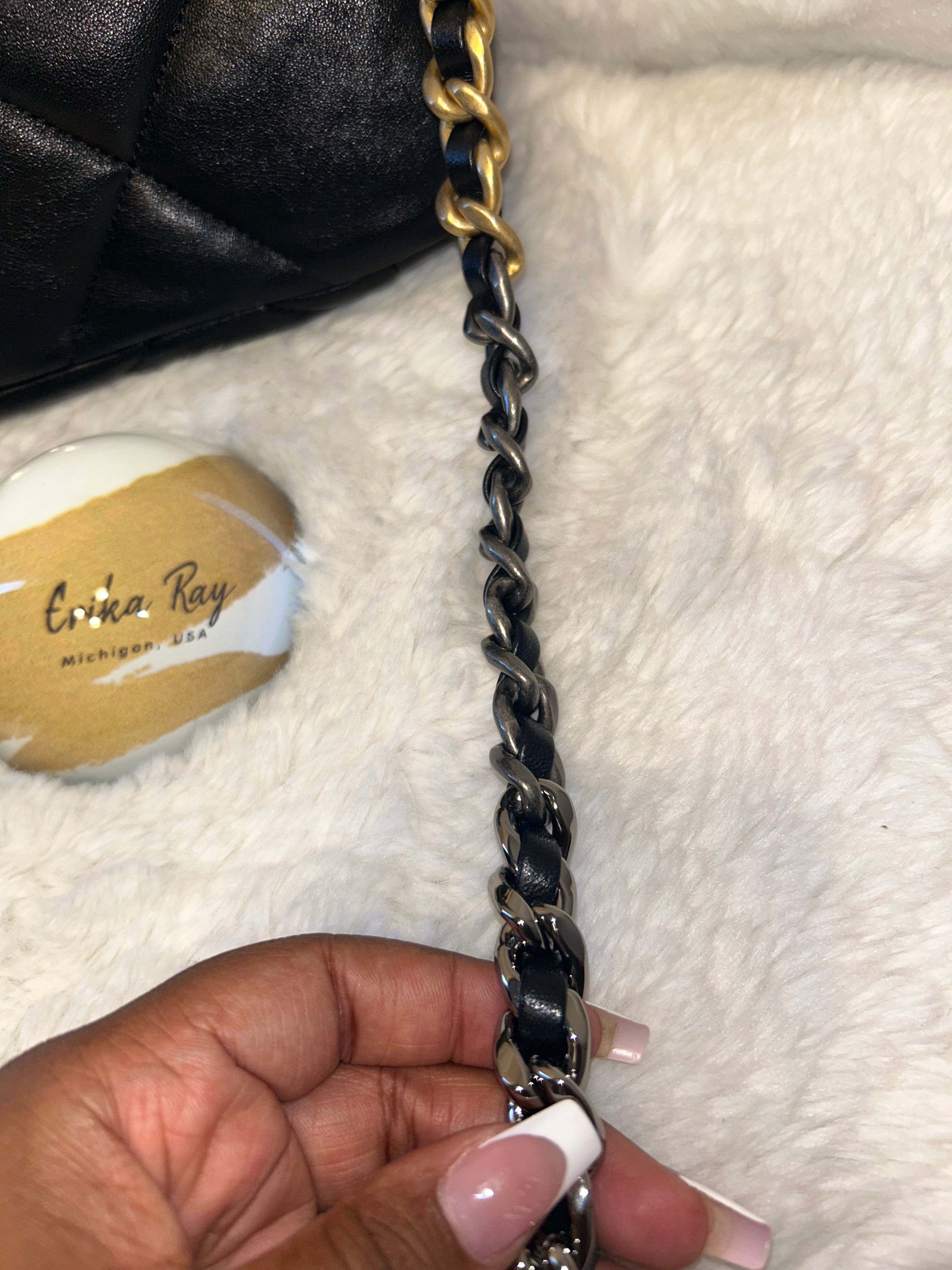 Chanel Black Lambskin 19