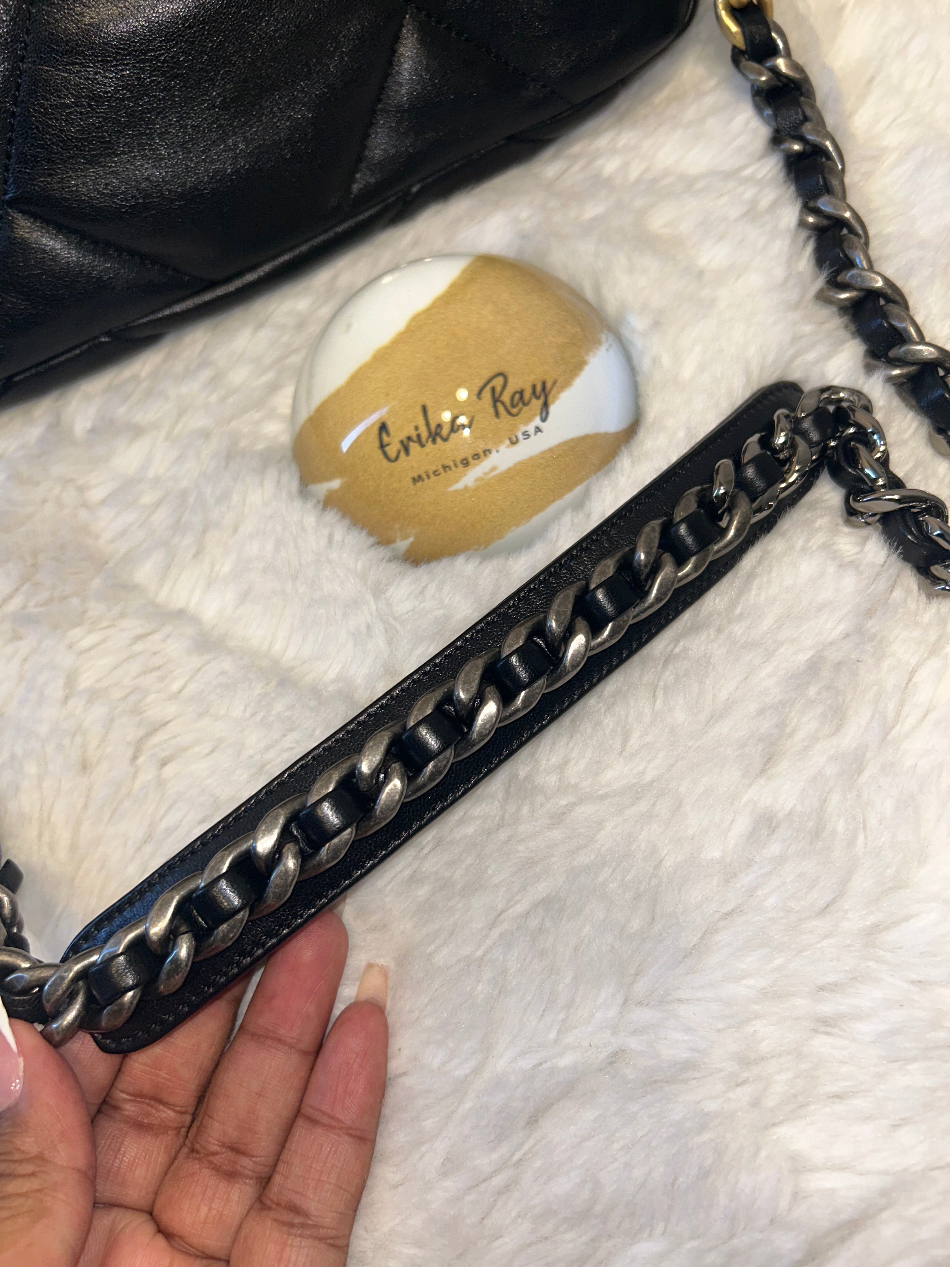 Chanel Black Lambskin 19