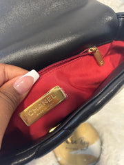 Chanel Black Lambskin 19