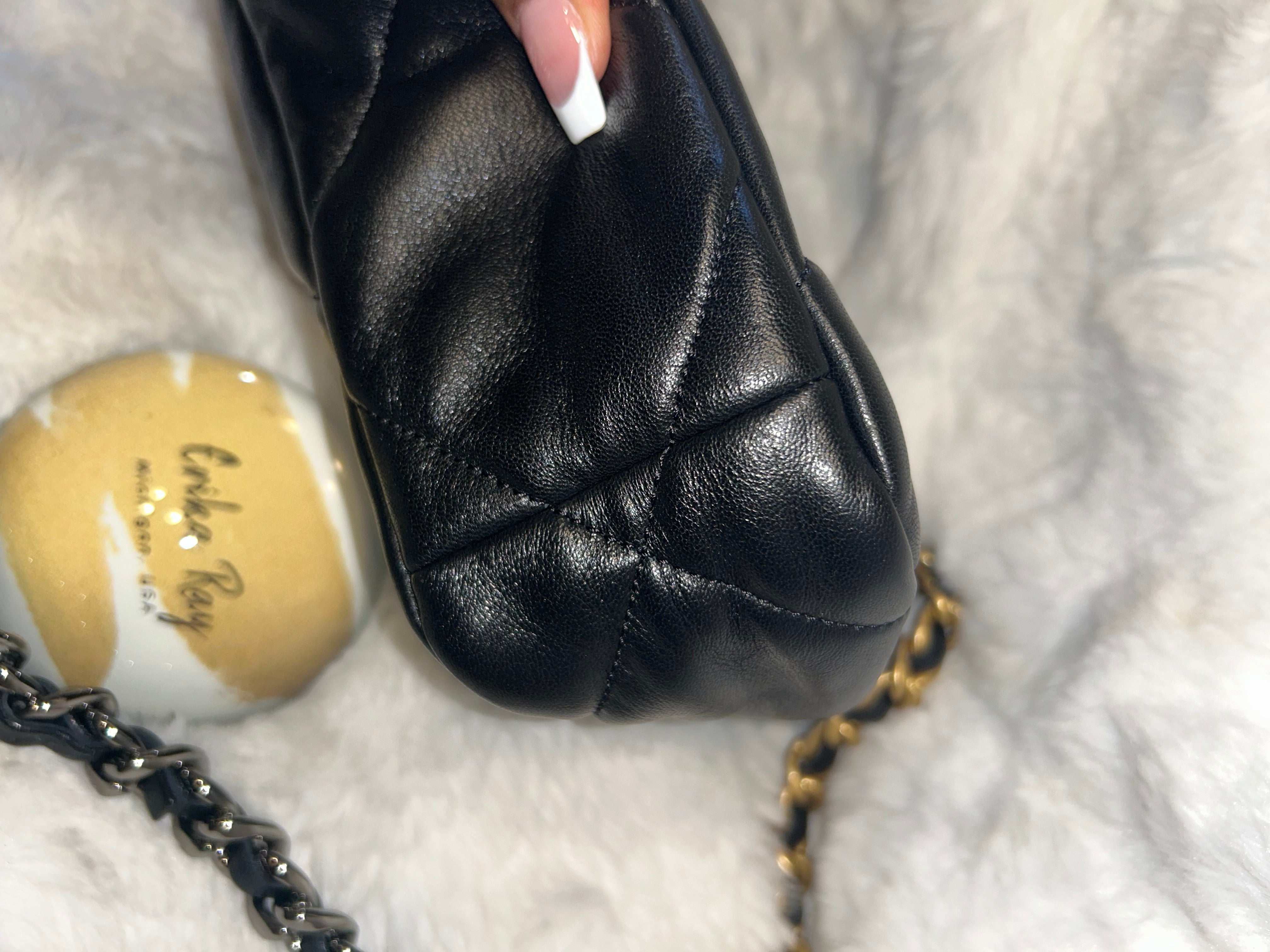 Chanel Black Lambskin 19