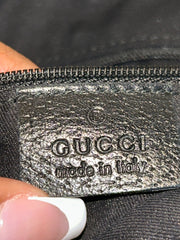 Gucci Black Canvas Messenger Bag