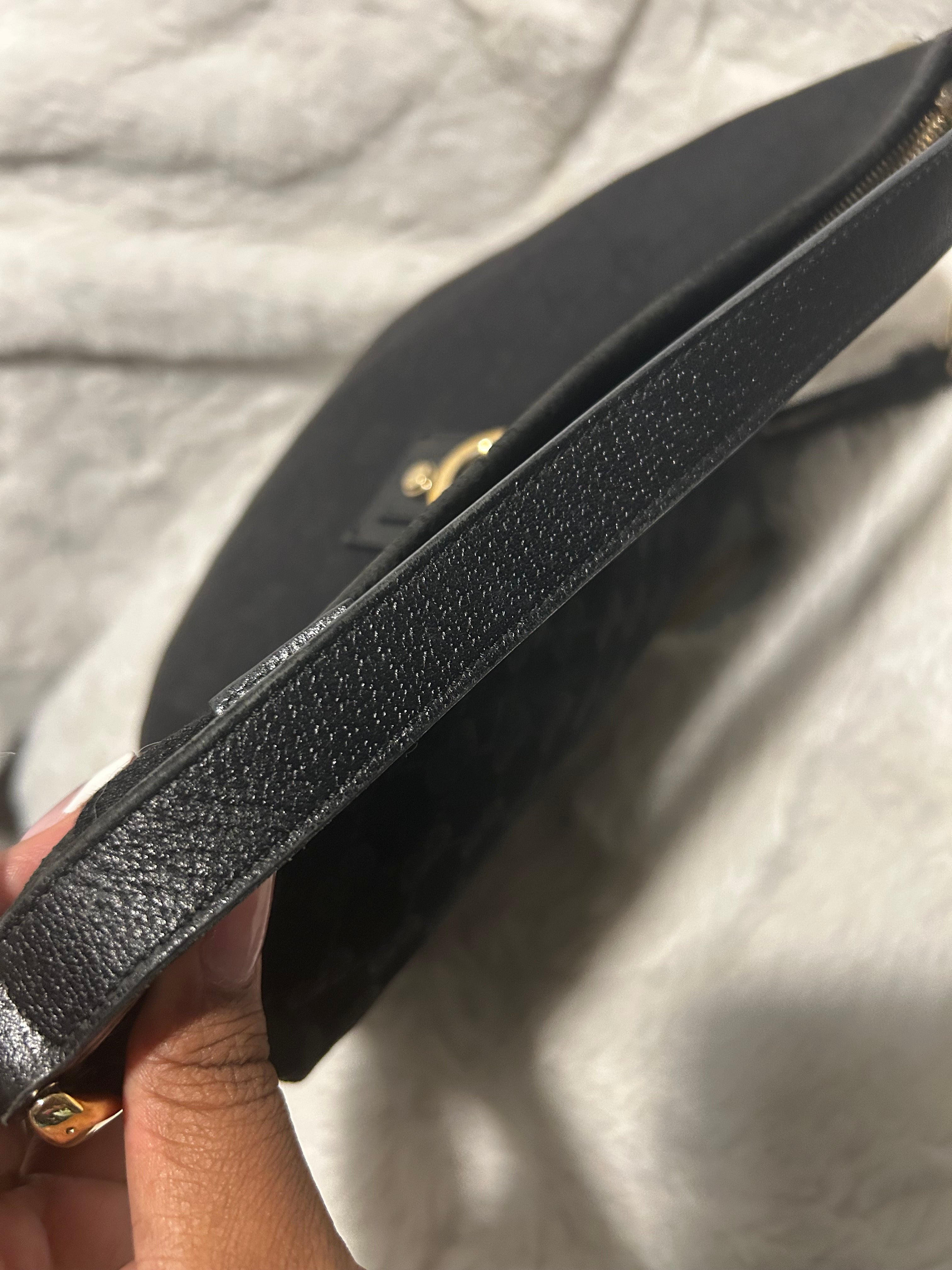 Gucci Black Canvas Messenger Bag