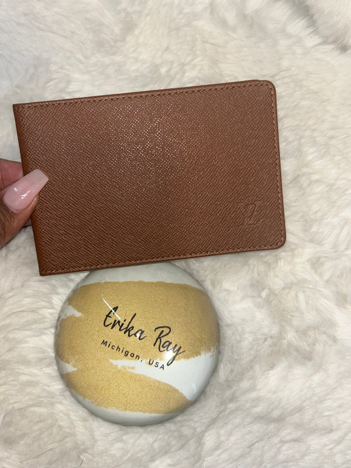 LV Taiga Organizer Card Case