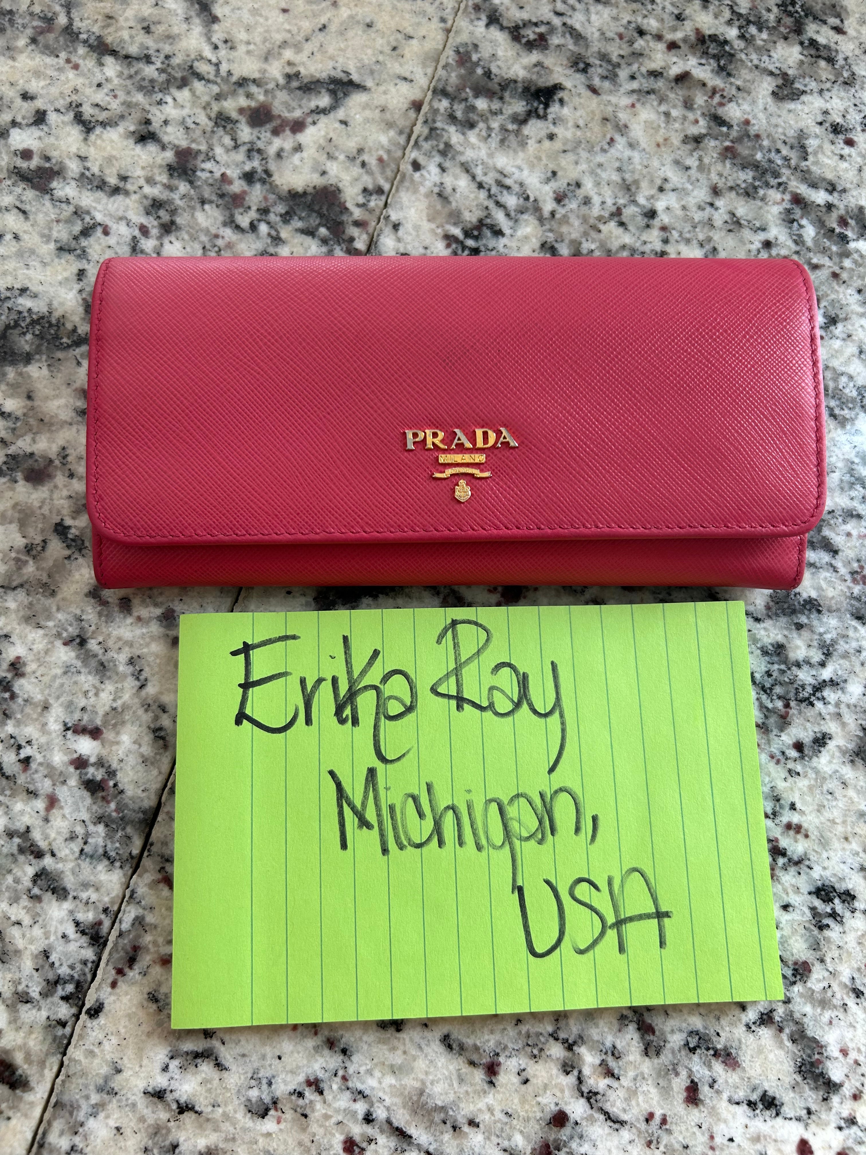 Prada Pink Long Wallet