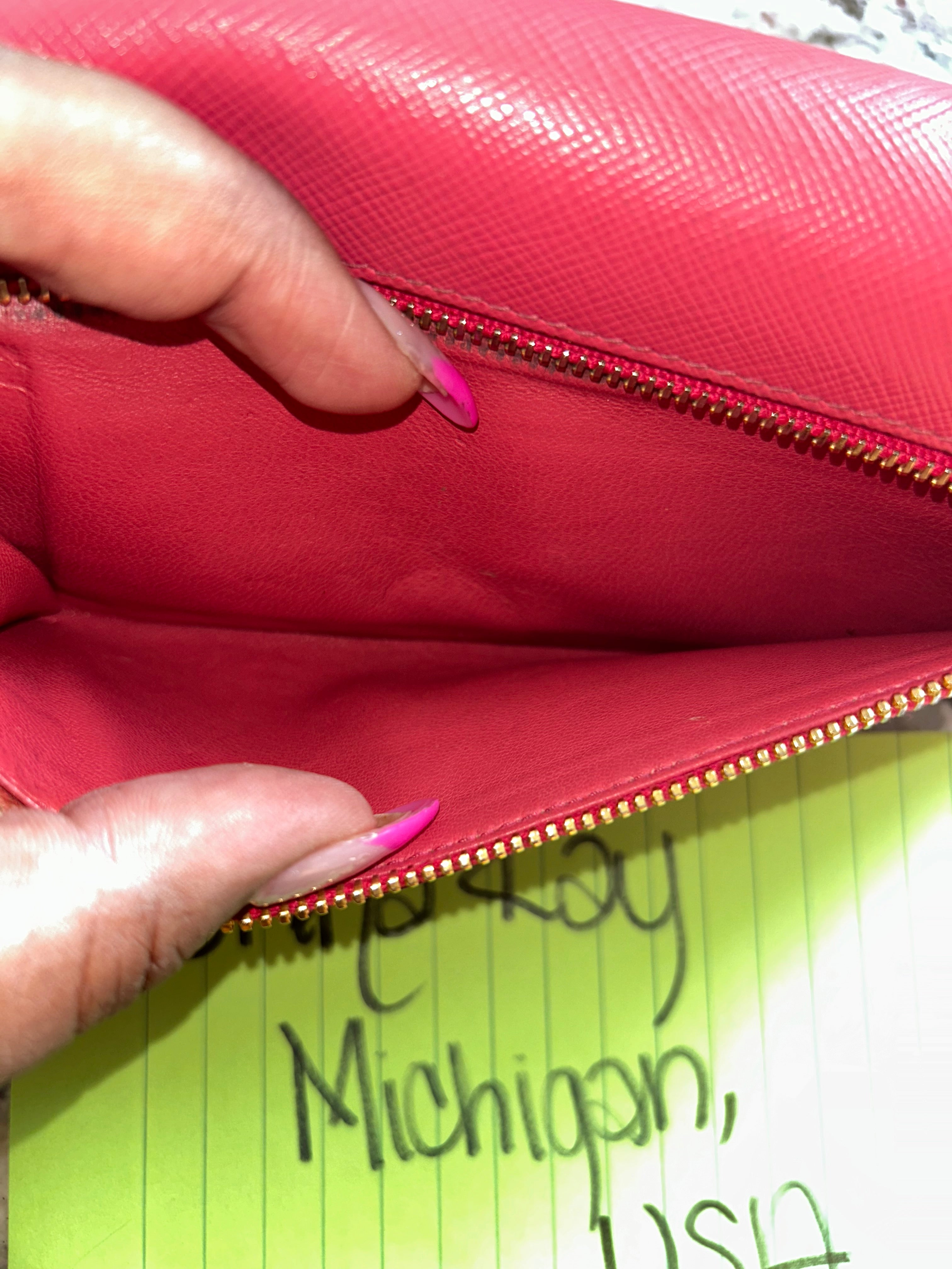 Prada Pink Long Wallet