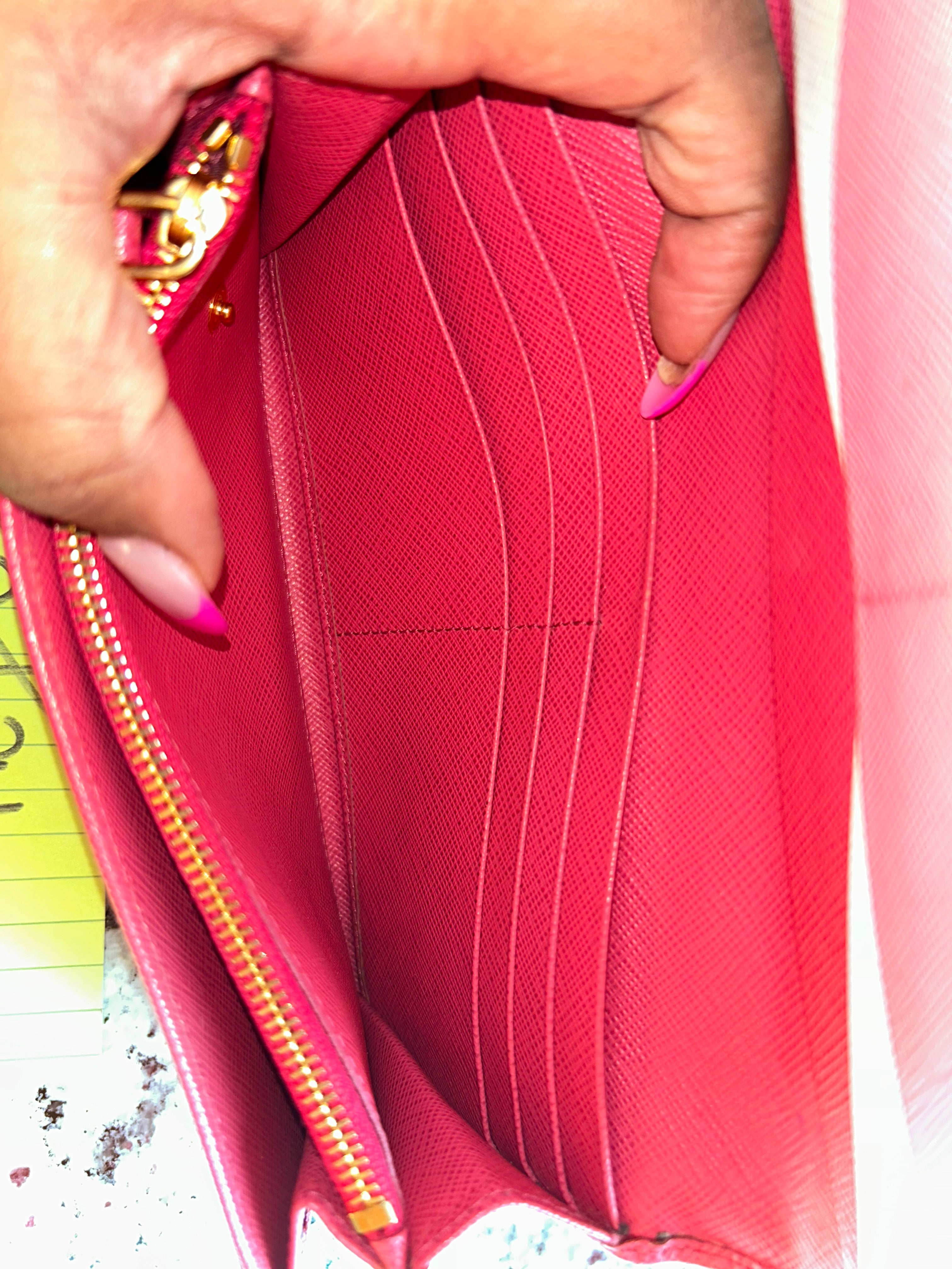 Prada Pink Long Wallet