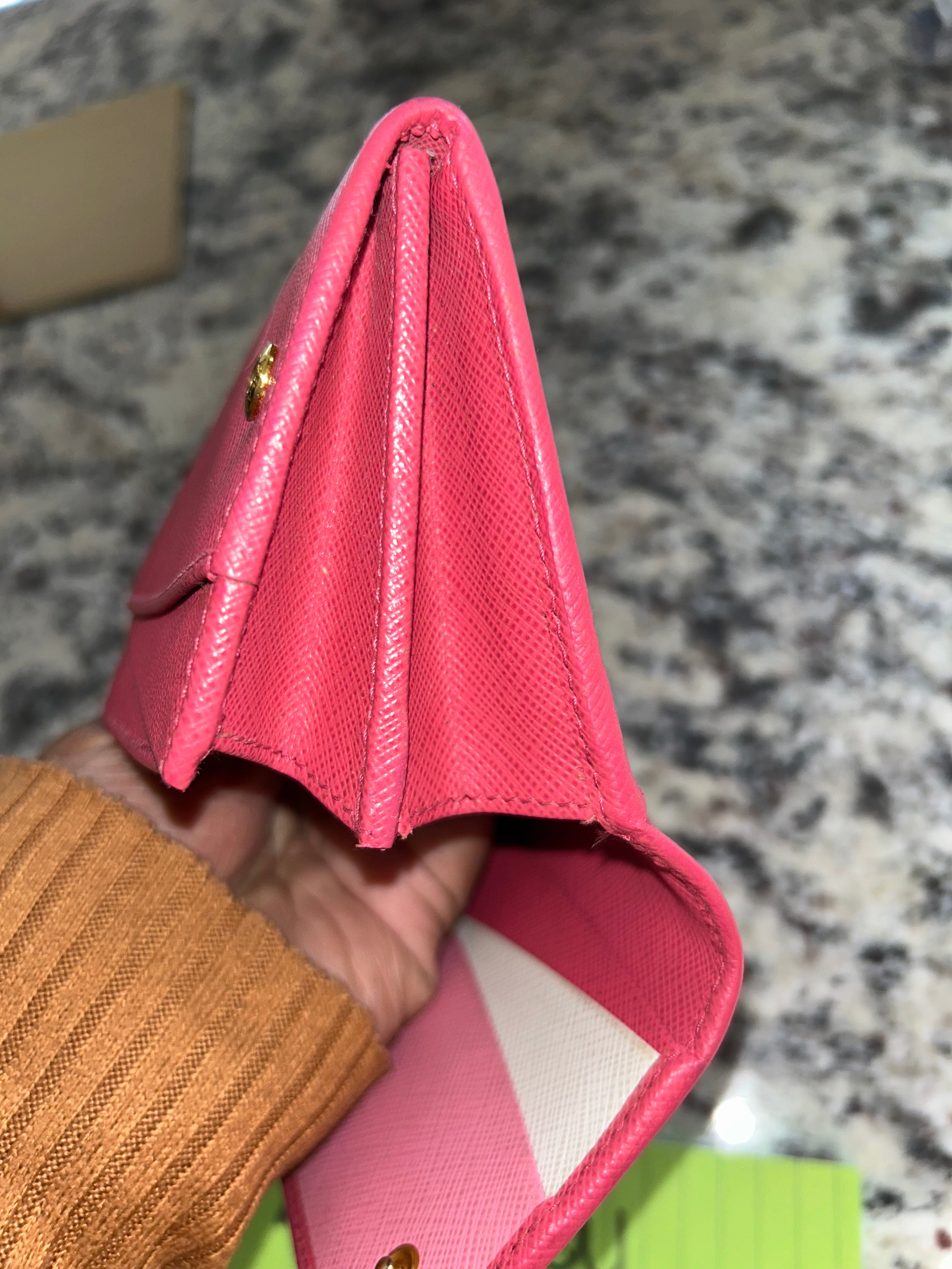 Prada Pink Long Wallet