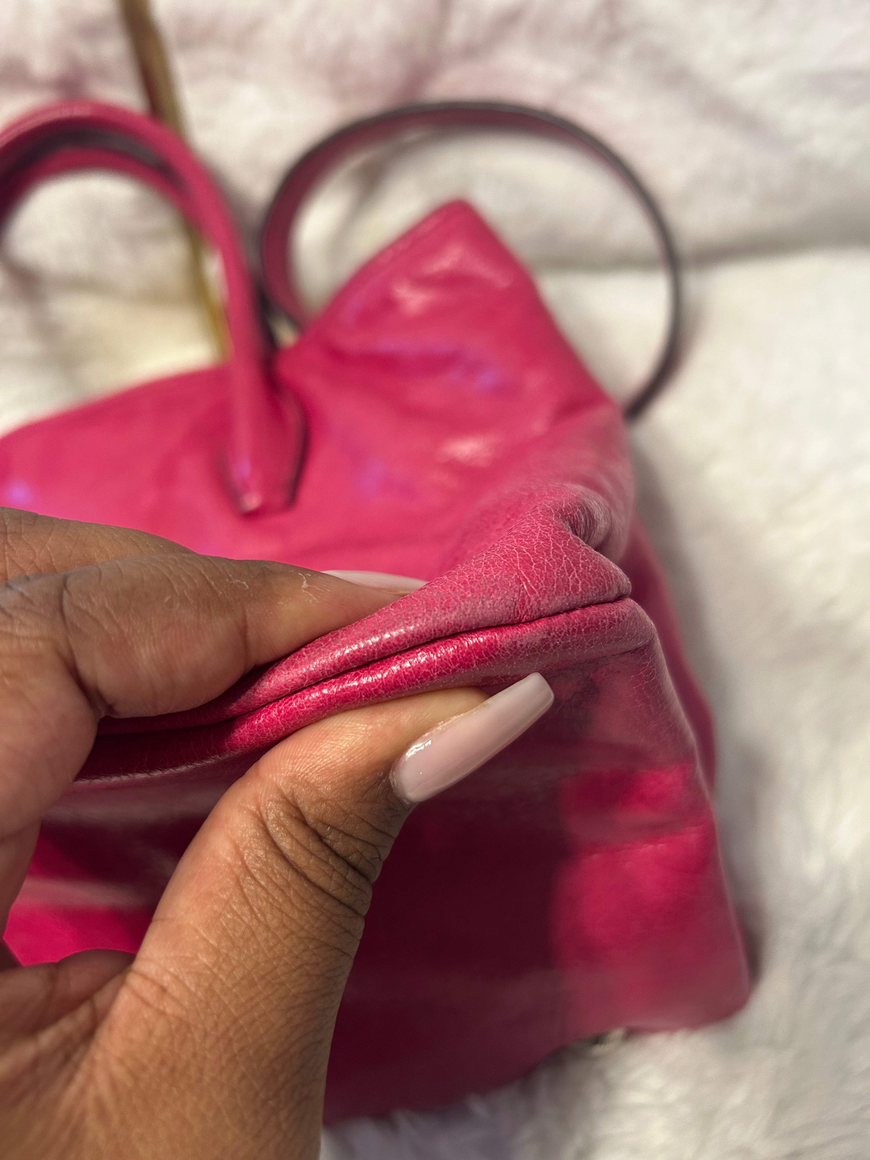 Miu Miu Pink Leather 2-Way Tote