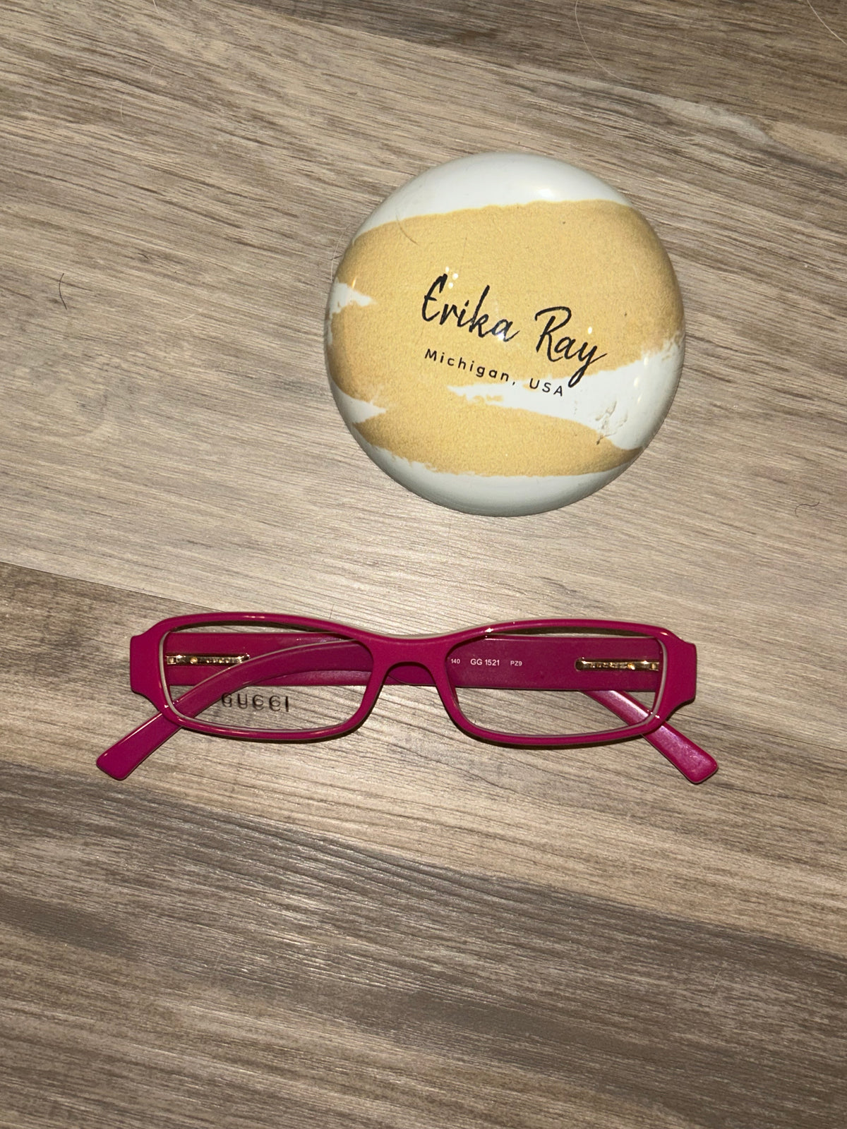 Gucci Pink Glasses