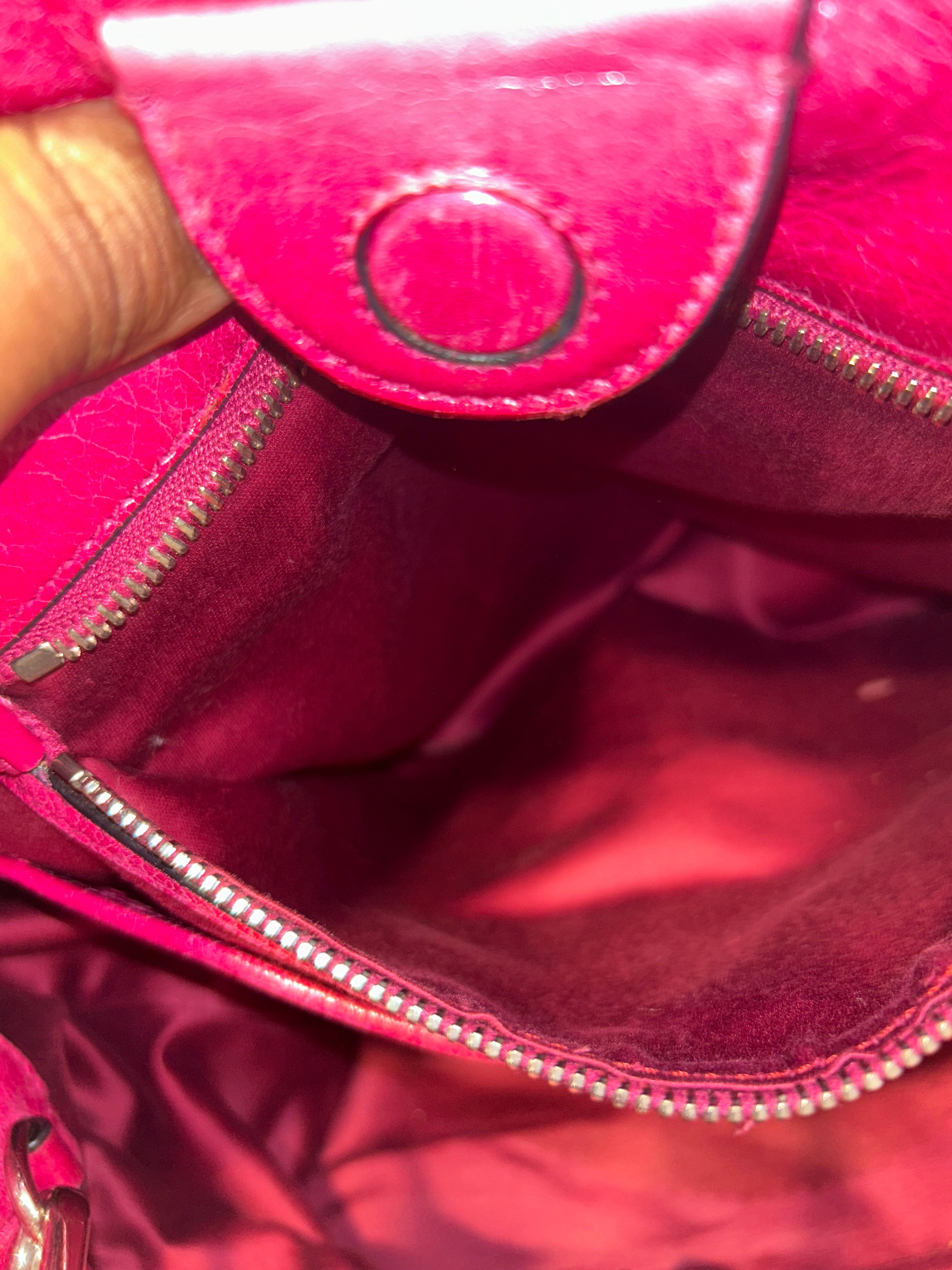 Miu Miu Pink Leather 2-Way Tote