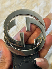 Gucci Guccissima Leather Belt