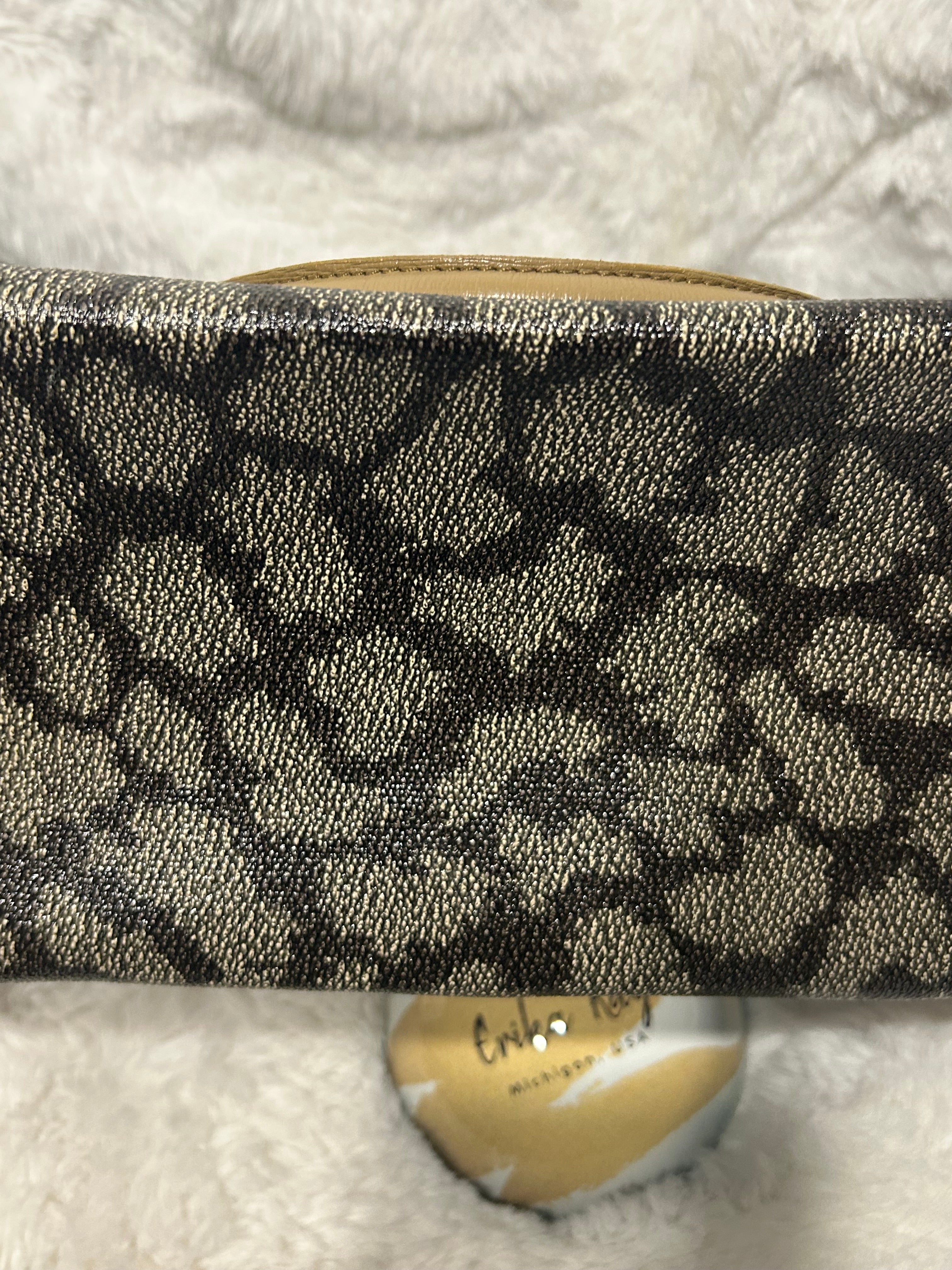 YSL Vintage Coated Canvas Top Handle Bag