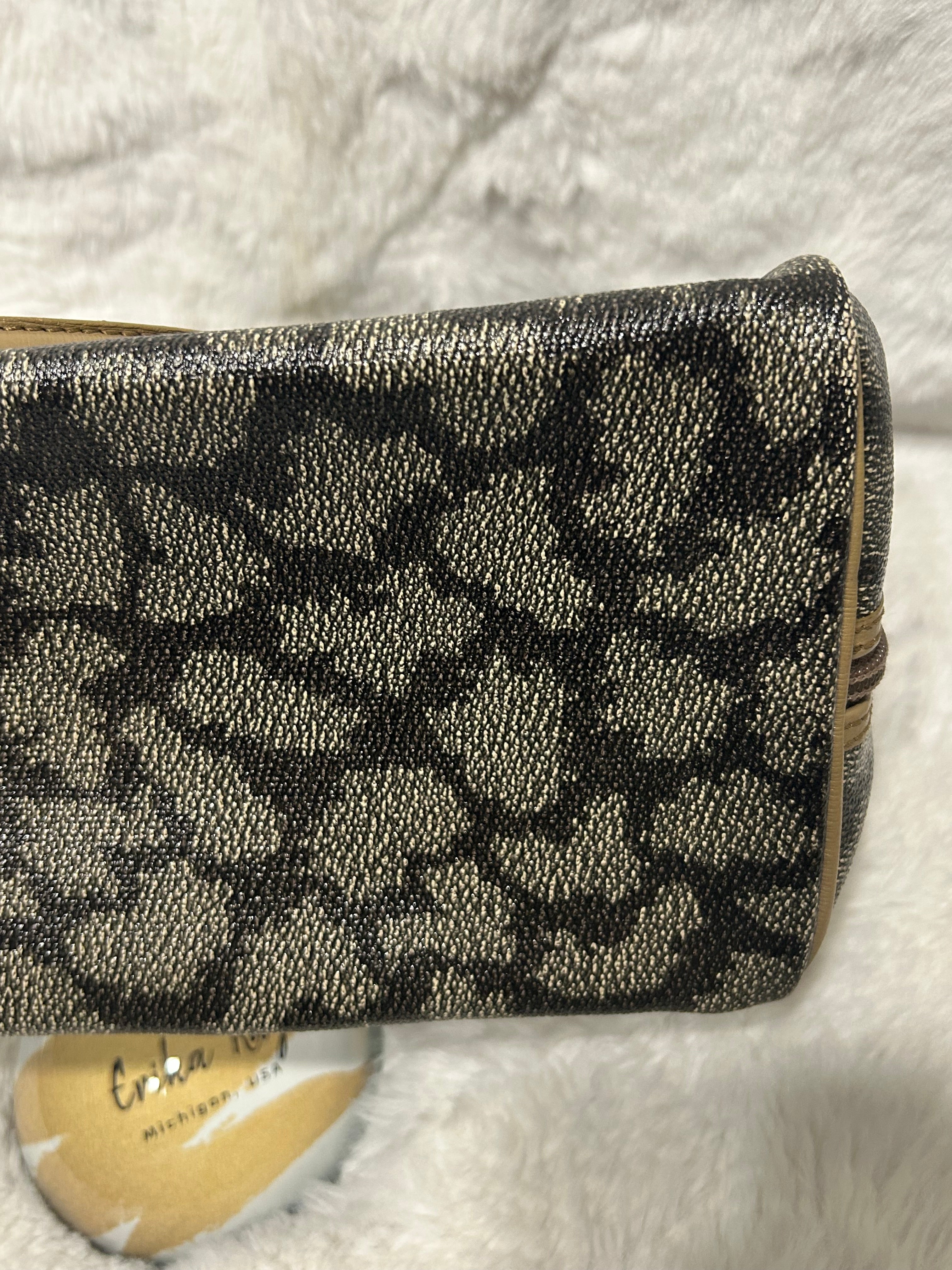 YSL Vintage Coated Canvas Top Handle Bag