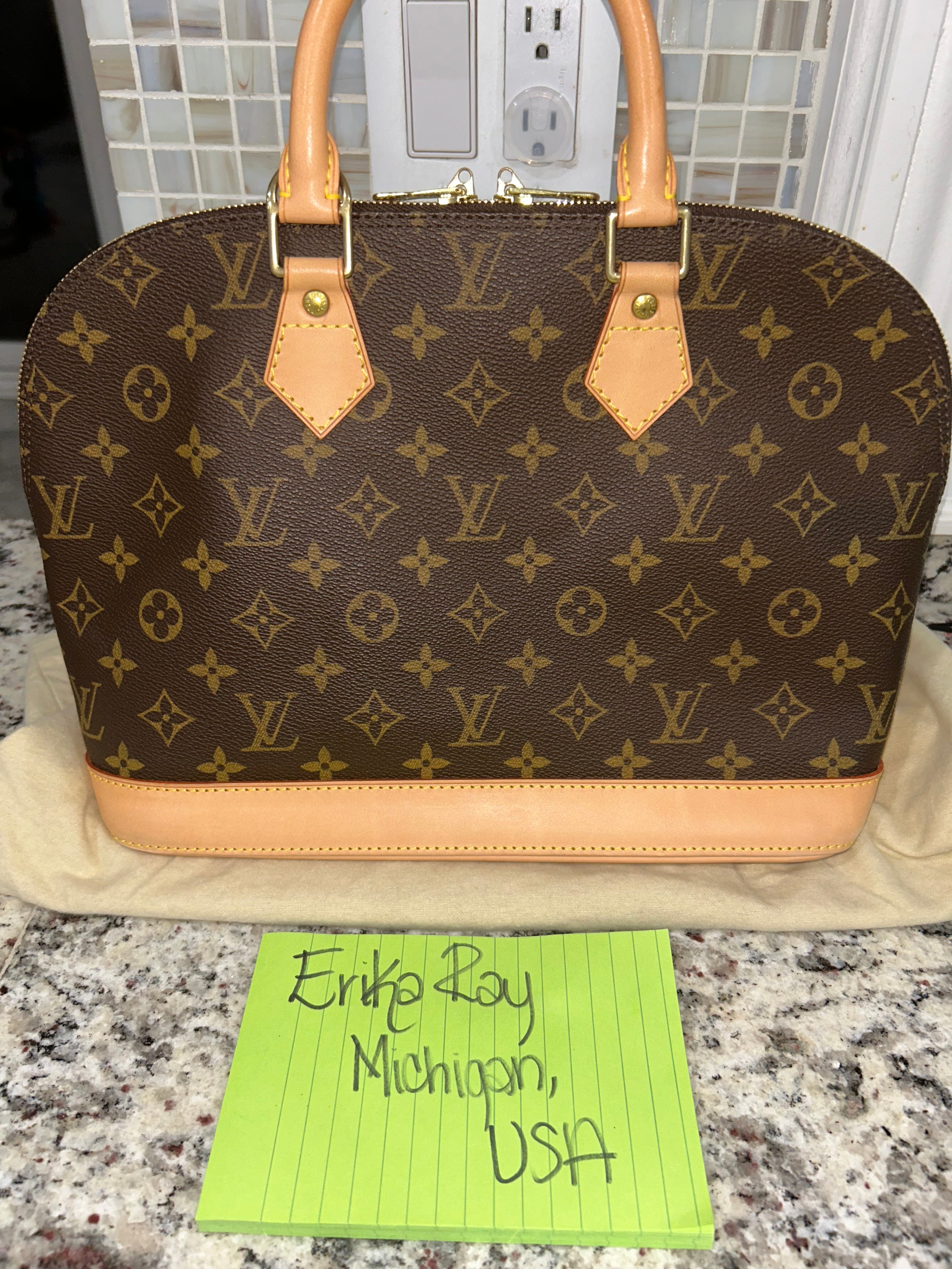 LV Monogram Alma PM