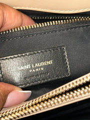 YSL Calfskin Quilted Medium Lou Lou