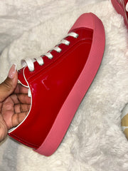 Prada Patent Leather Sneakers