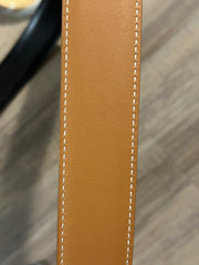 Hermes Tan Leather Gold H Buckle