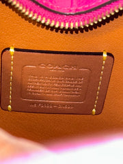 Coach Magenta Heart Bag
