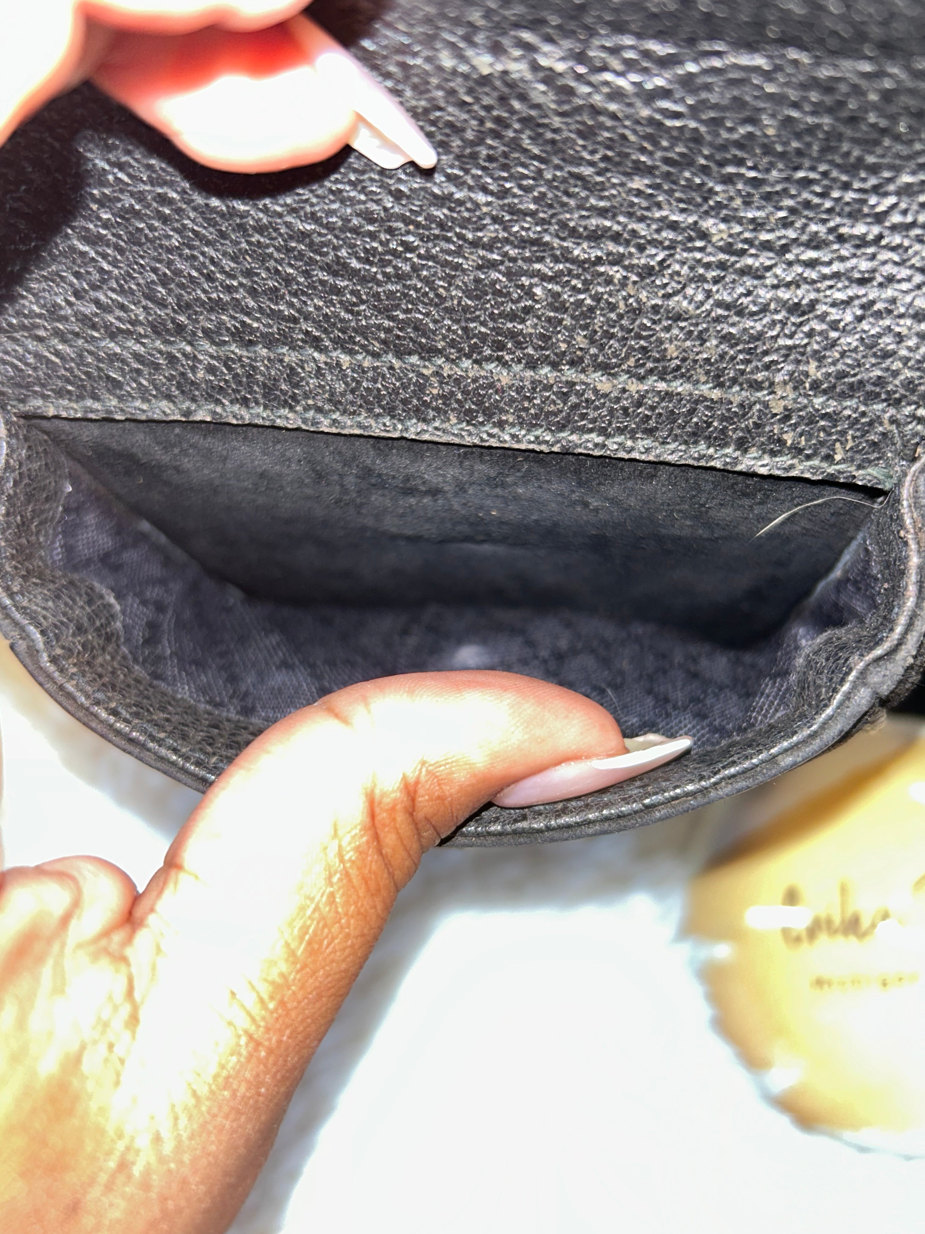Gucci Vintage Suede Bamboo Backpack
